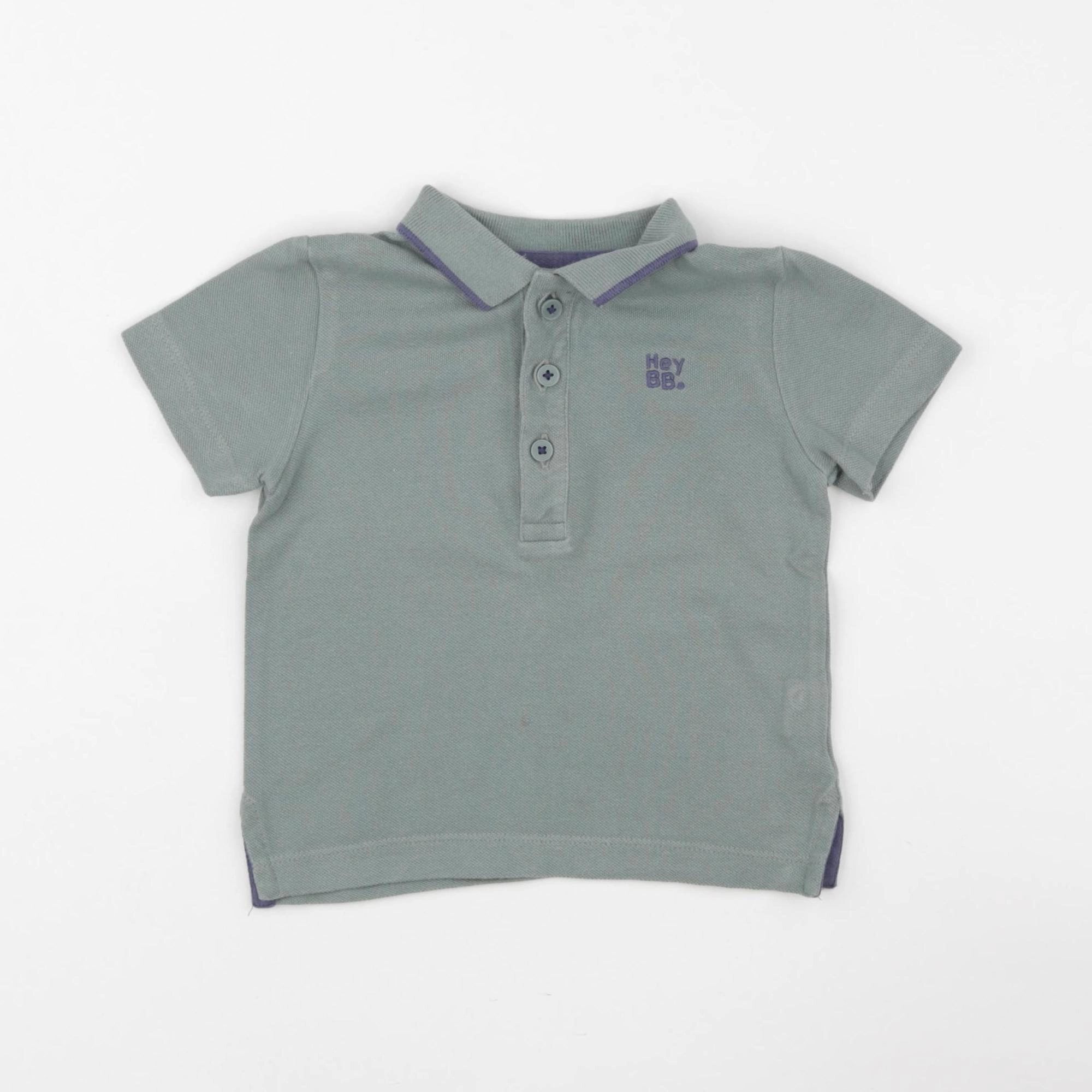 Boutchou - polo vert - 12 mois