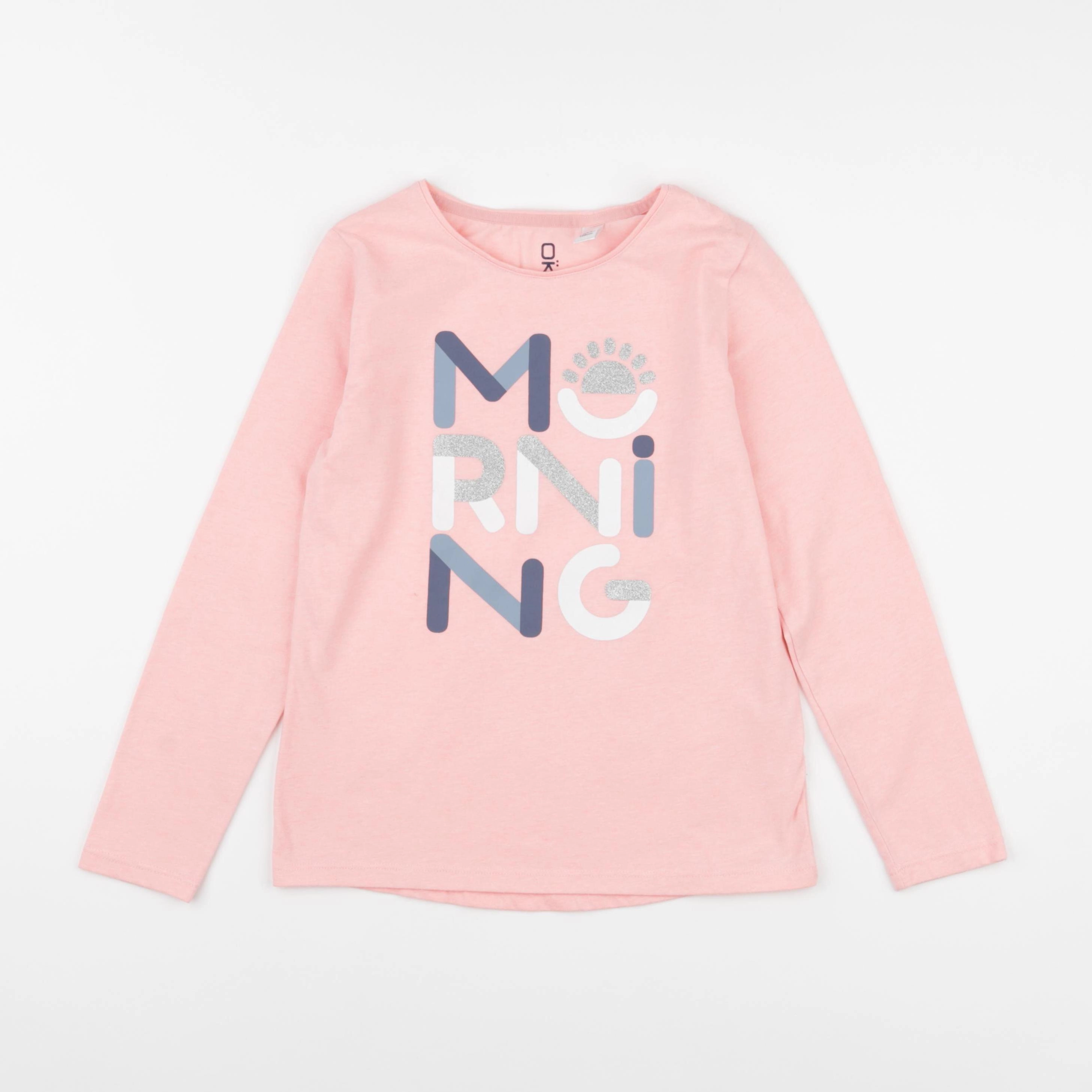Okaidi - tee-shirt rose - 8 ans