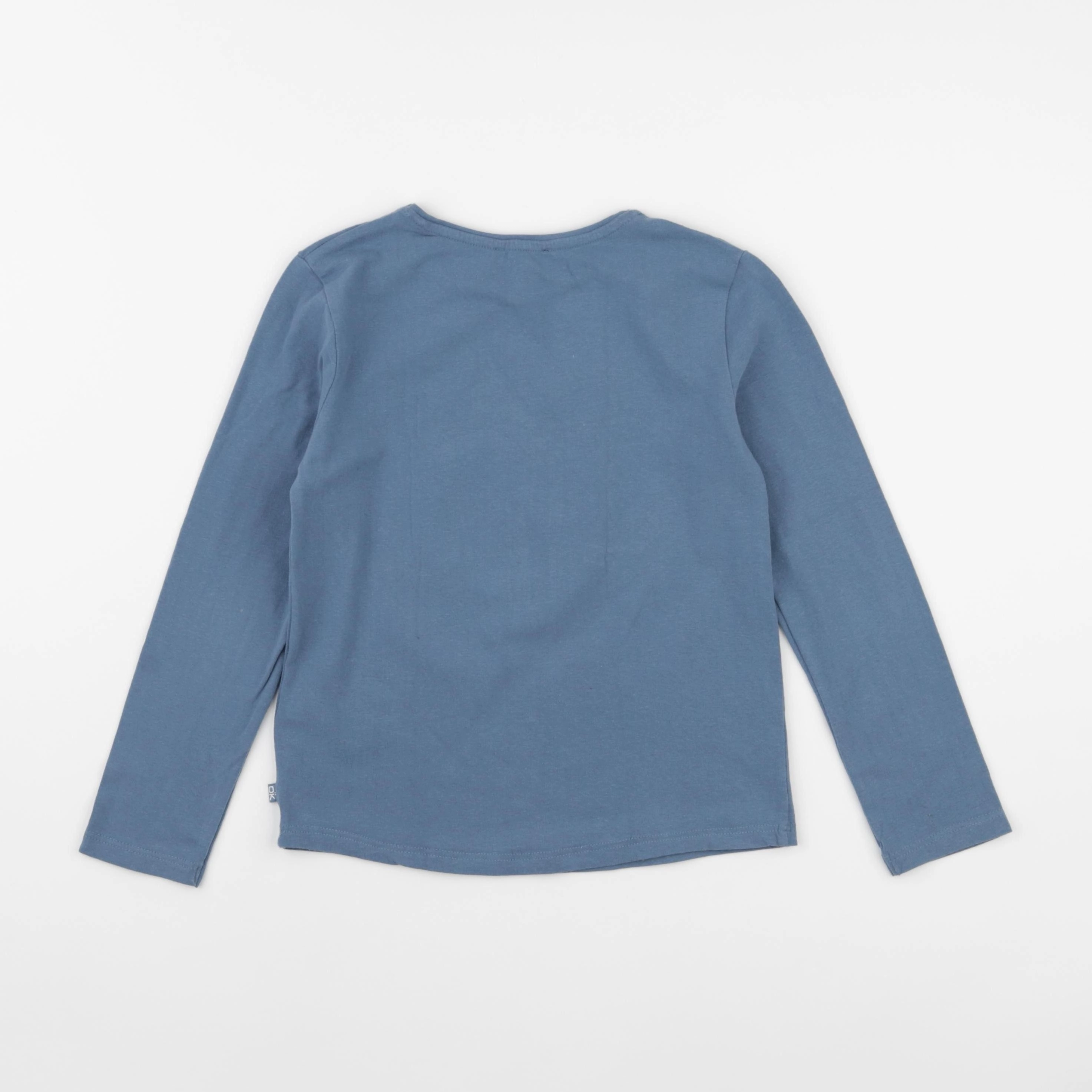 Okaidi - tee-shirt bleu - 8 ans