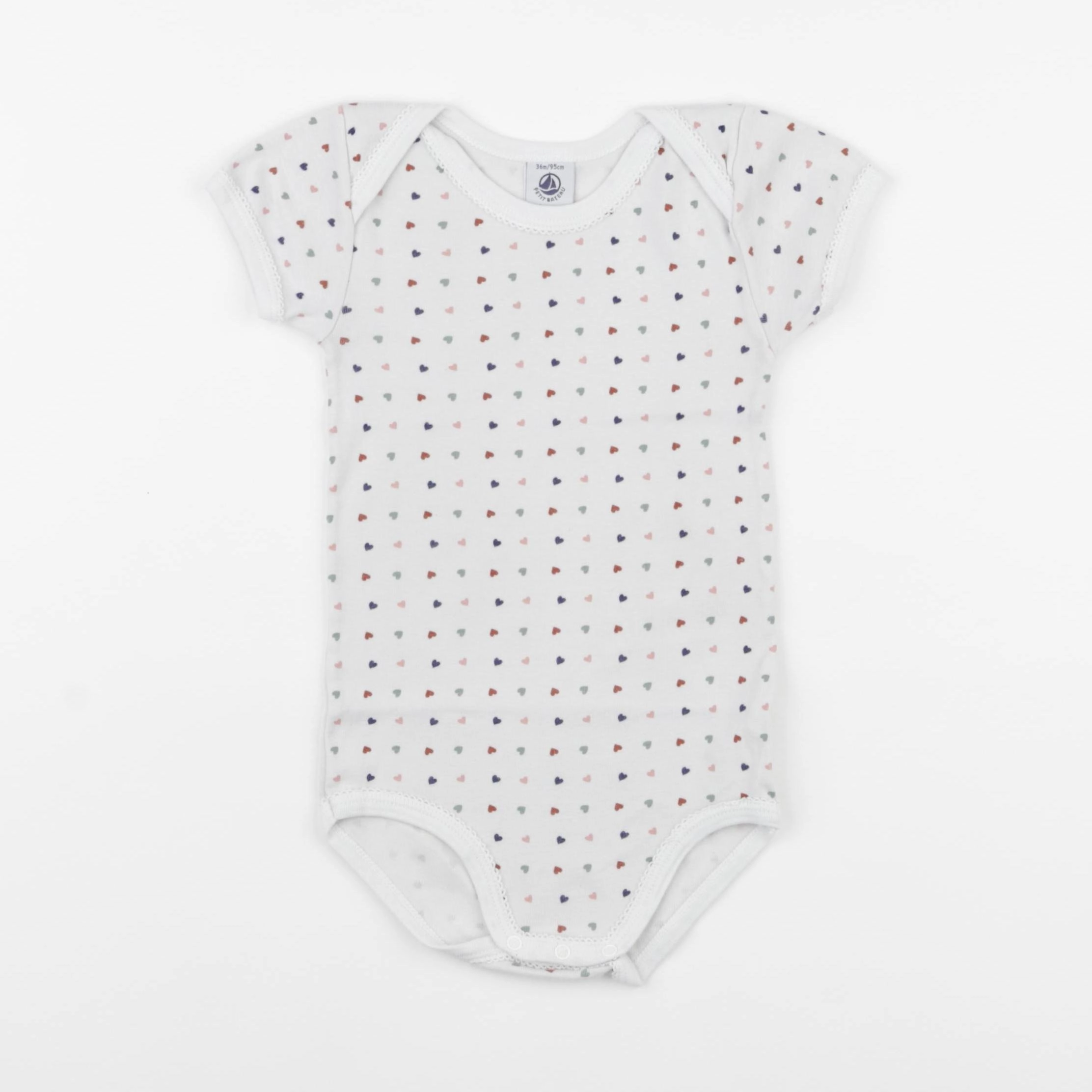 Petit Bateau - body blanc - 36 mois