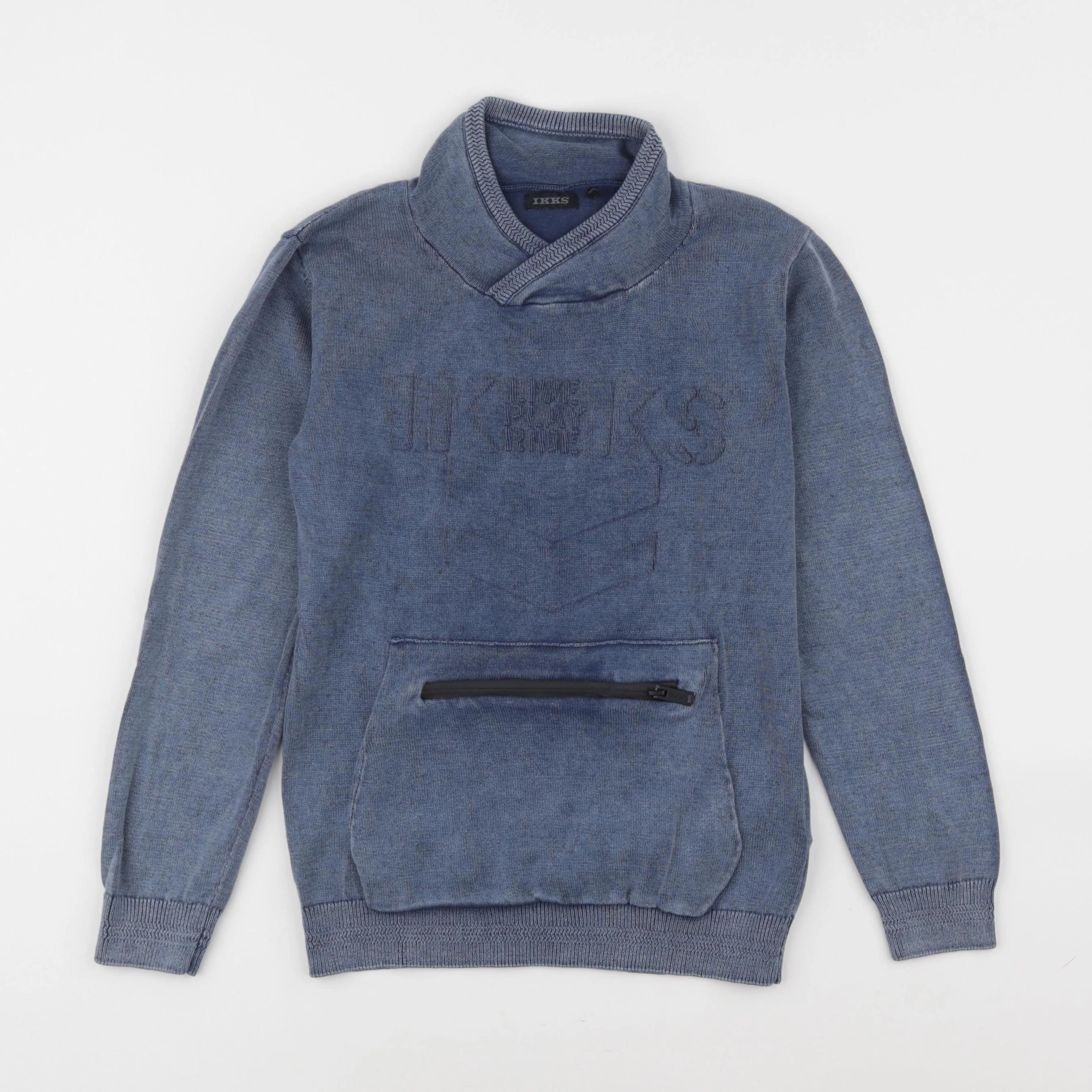 IKKS - pull bleu - 8 ans