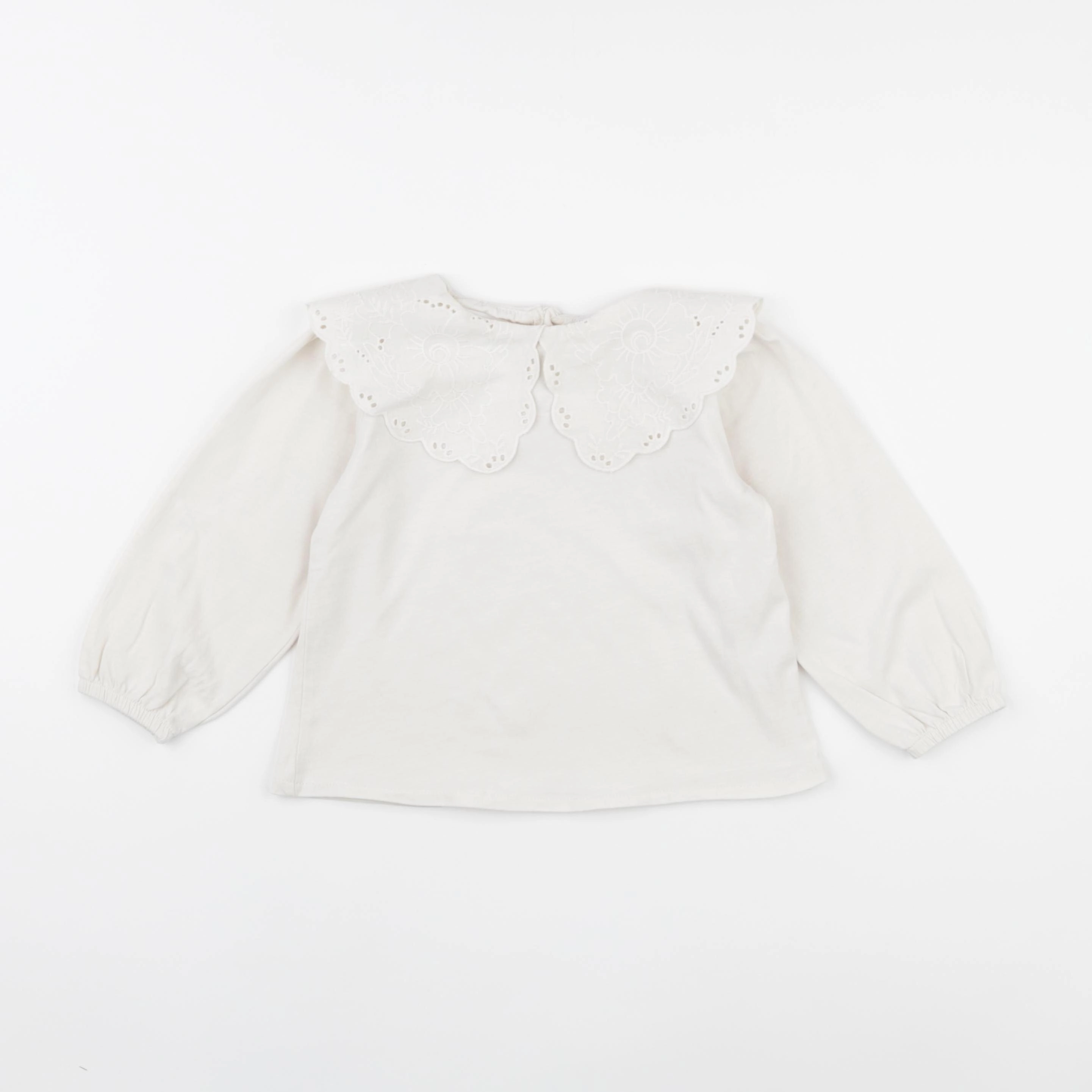 Zara - tee-shirt beige - 3 ans