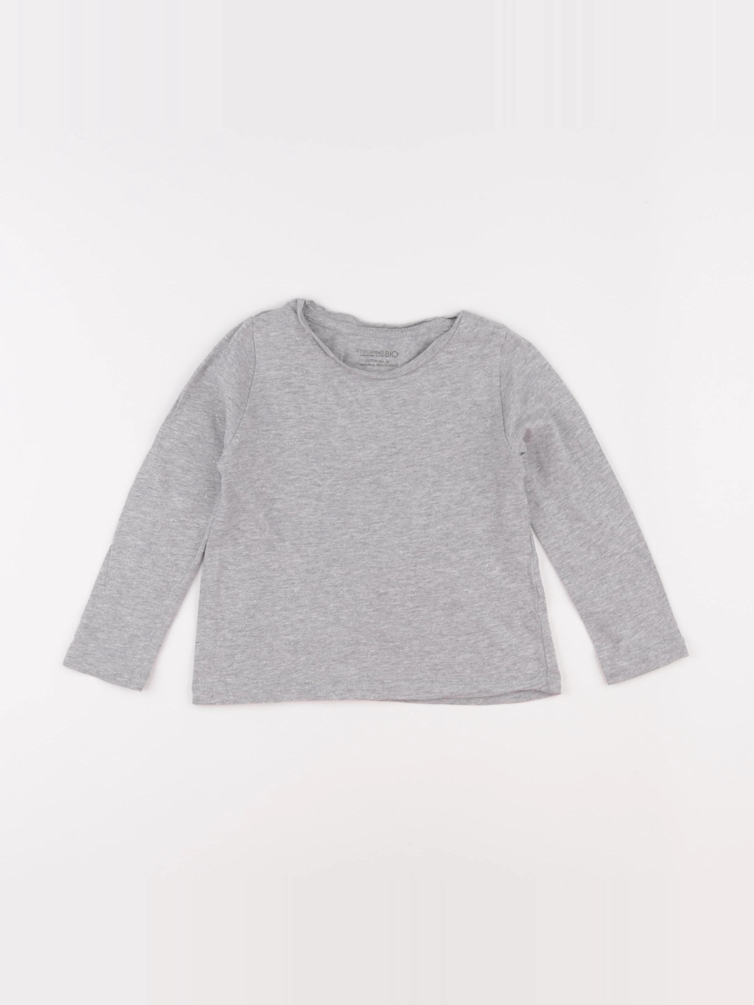 Monoprix - tee-shirt gris, or - 3 ans
