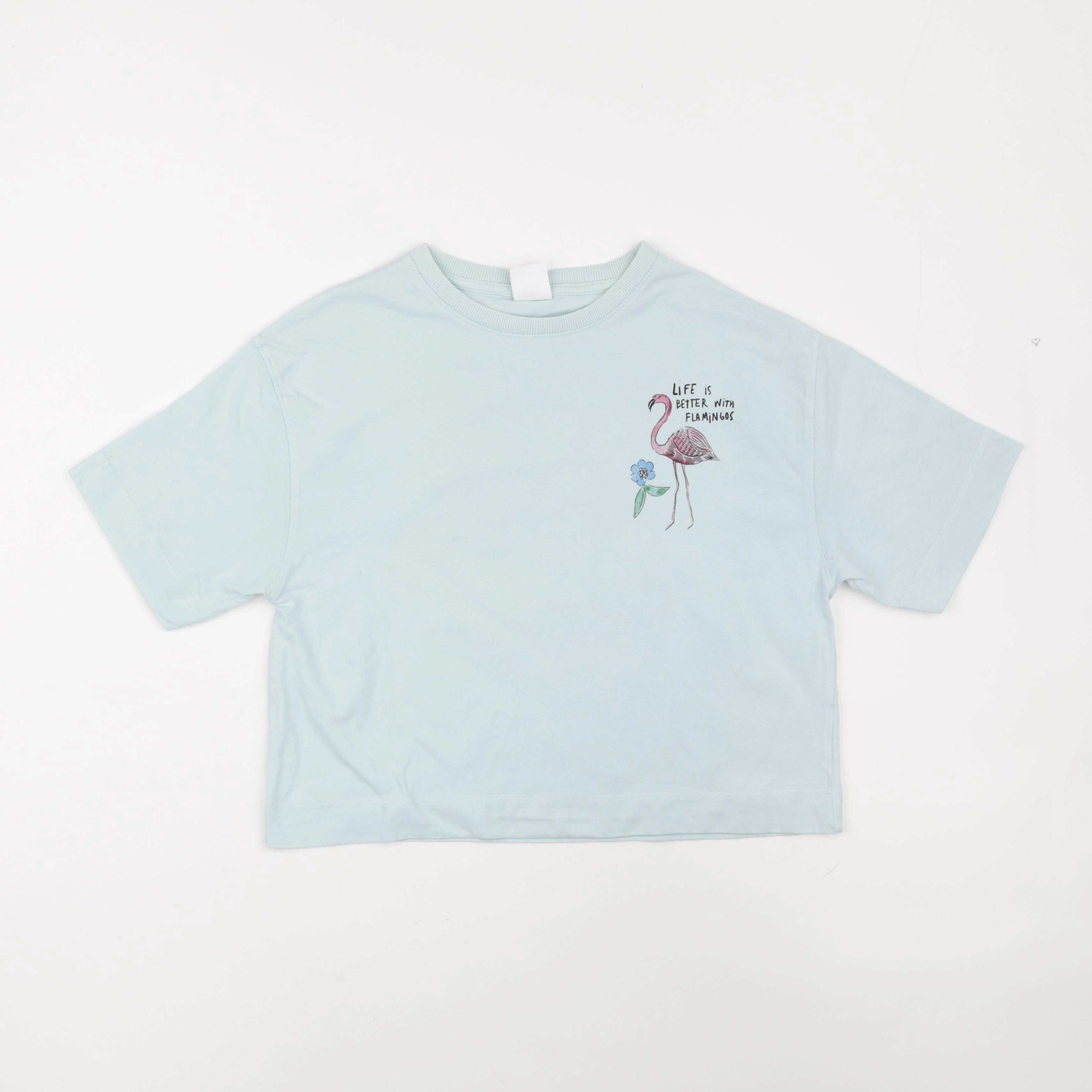 Zara - tee-shirt bleu - 13/14 ans