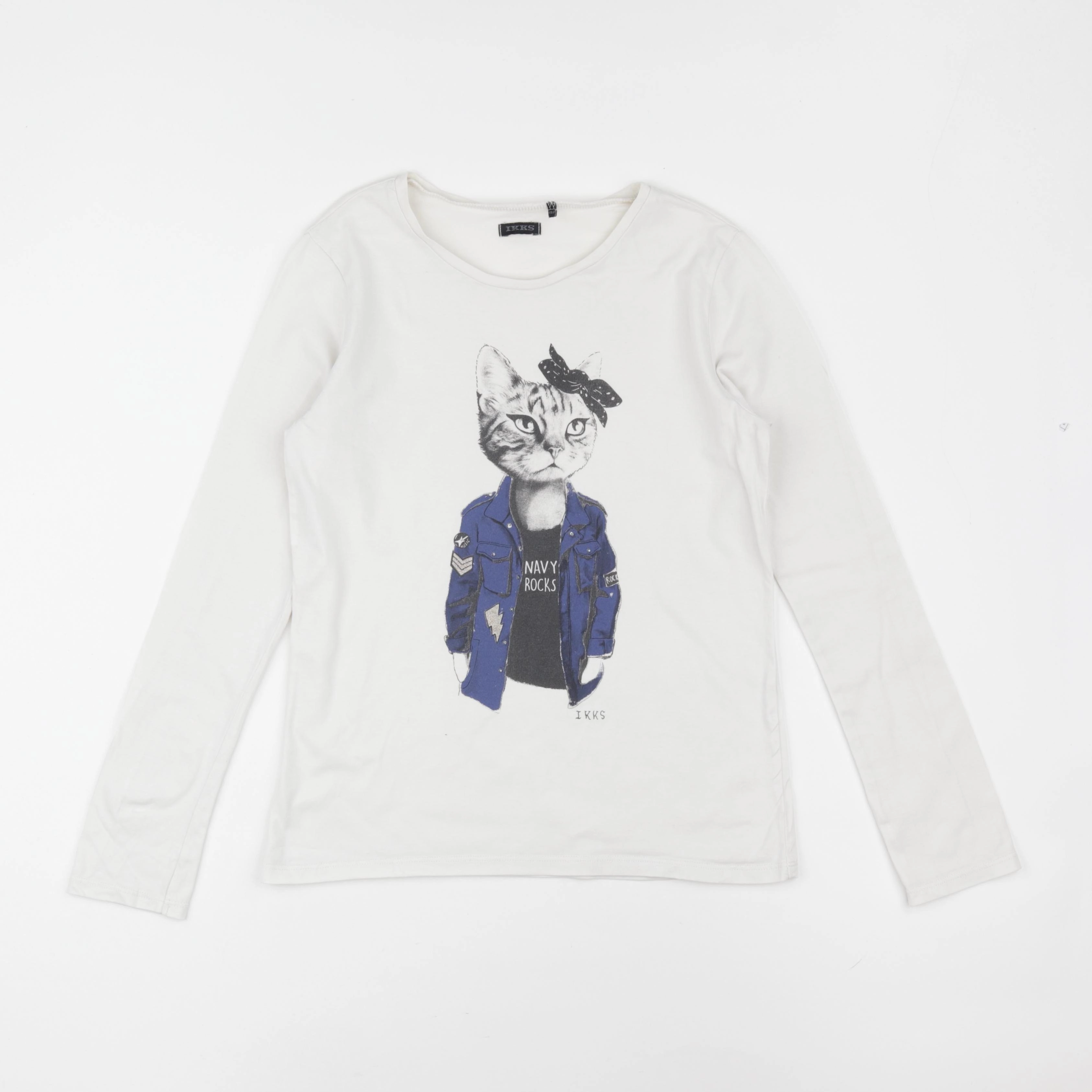 IKKS - tee-shirt beige - 12 ans