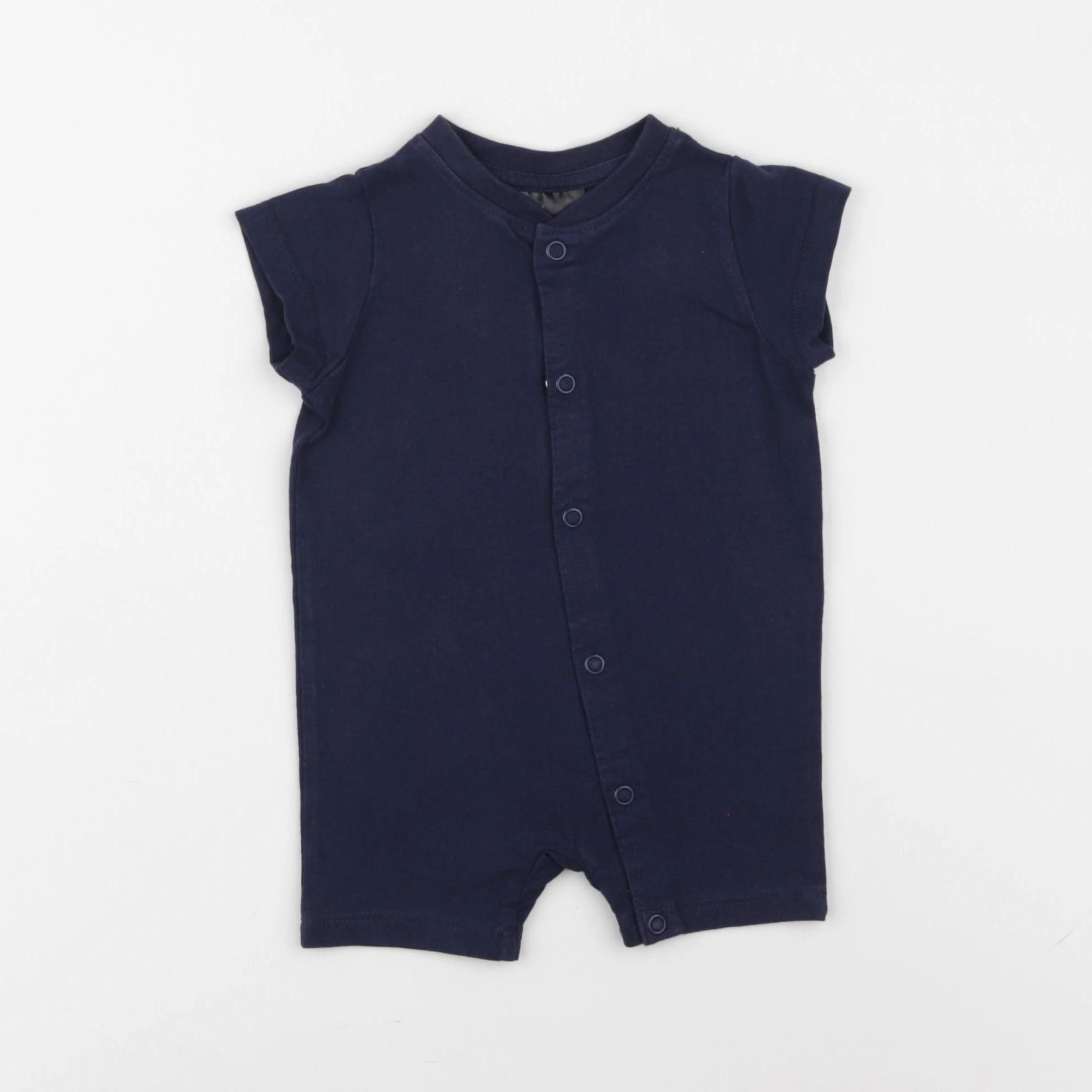 H&M - pyjama coton bleu - 1 mois