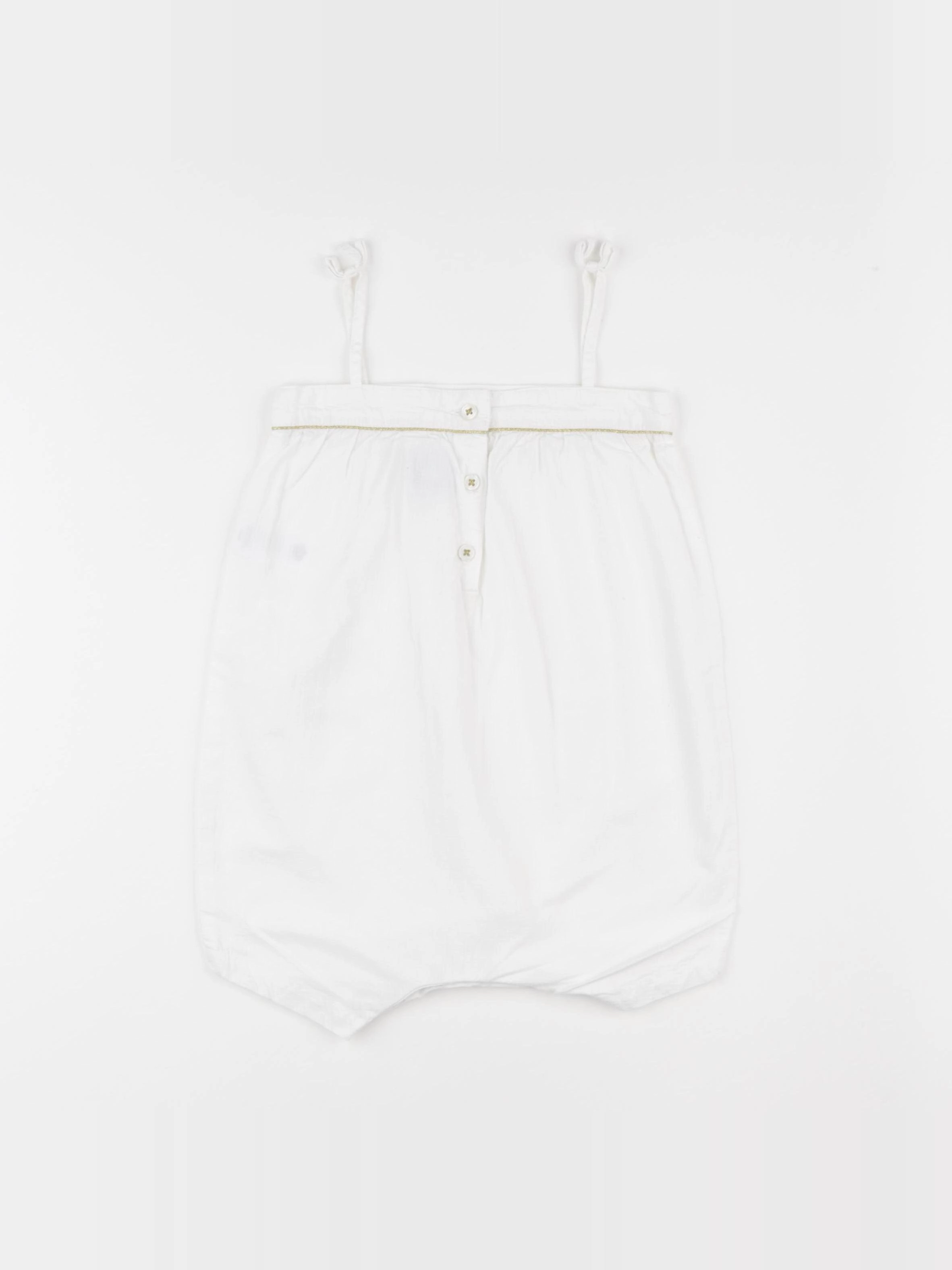 Petit Bateau - combinaison blanc - 24 mois