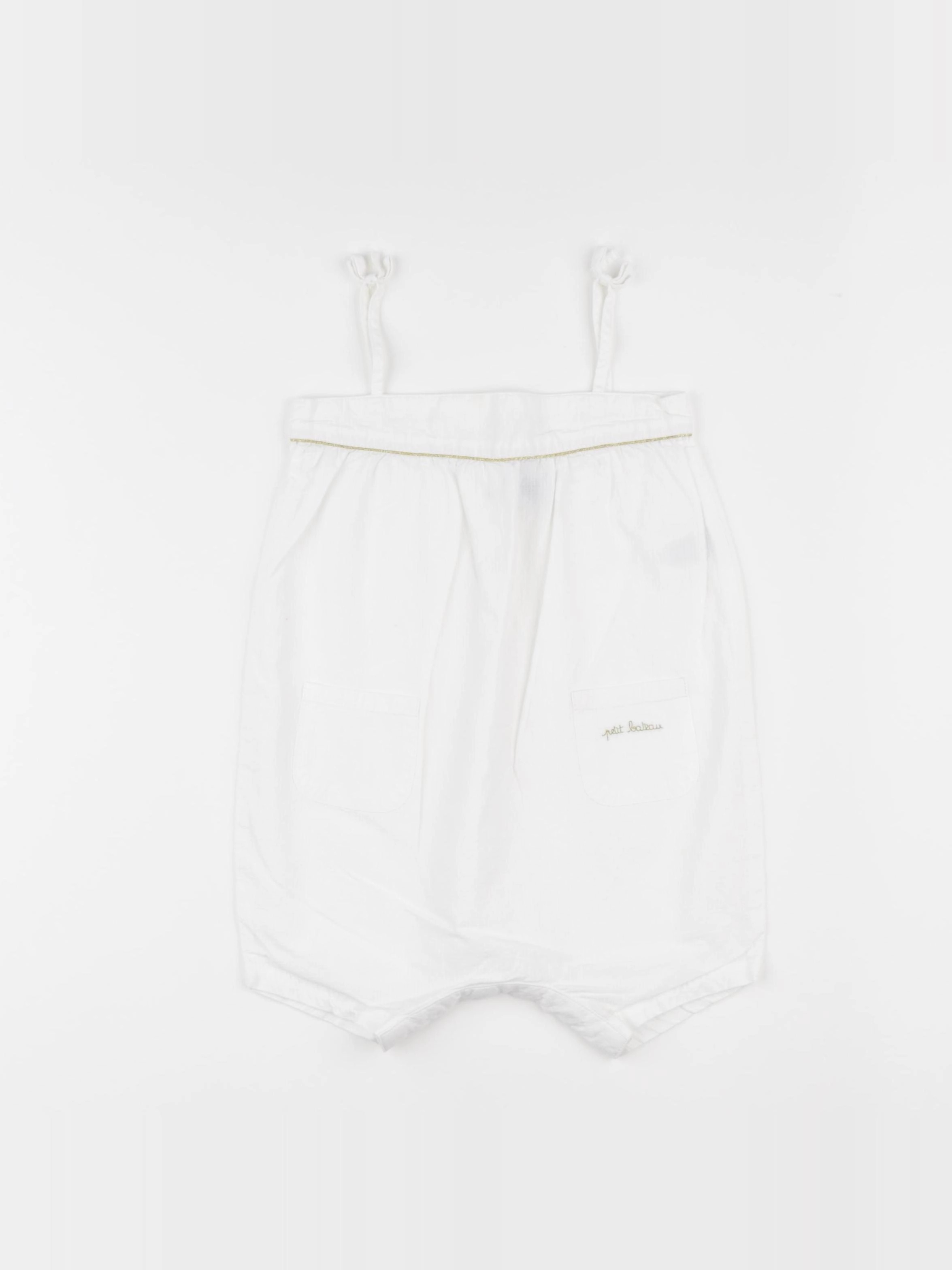 Petit Bateau - combinaison blanc - 24 mois