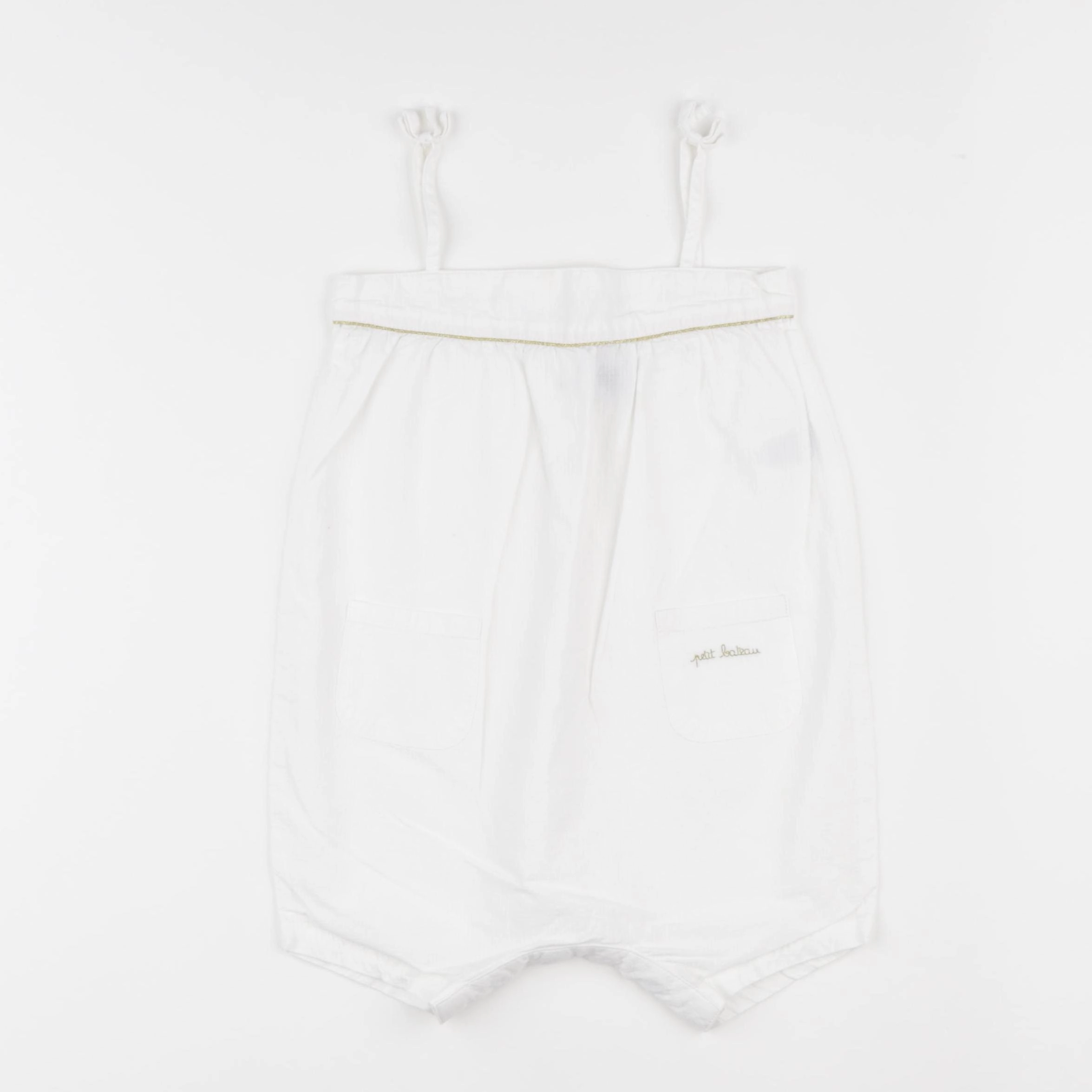 Petit Bateau - combinaison blanc - 24 mois