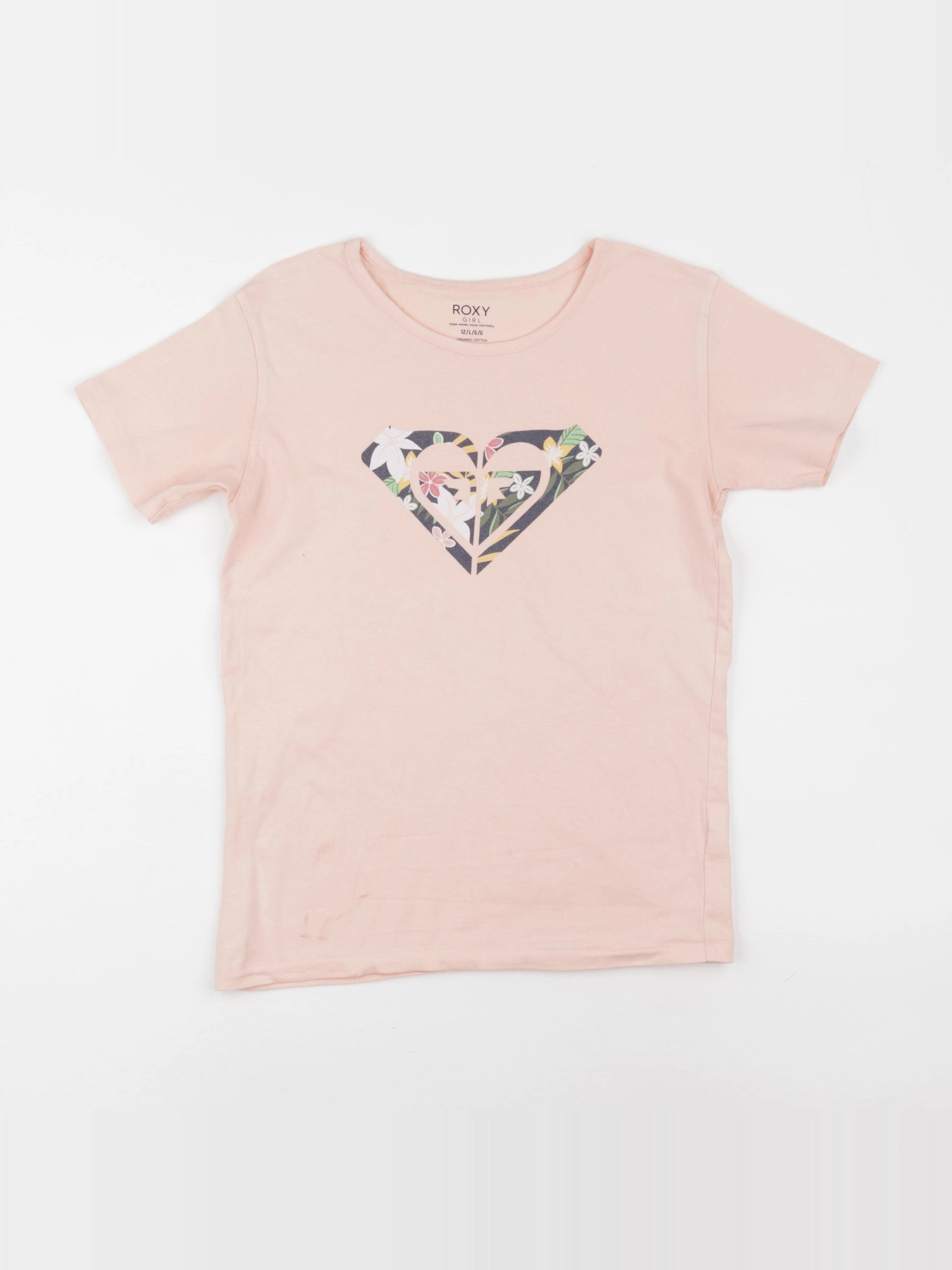 Roxy - tee-shirt rose - 12 ans