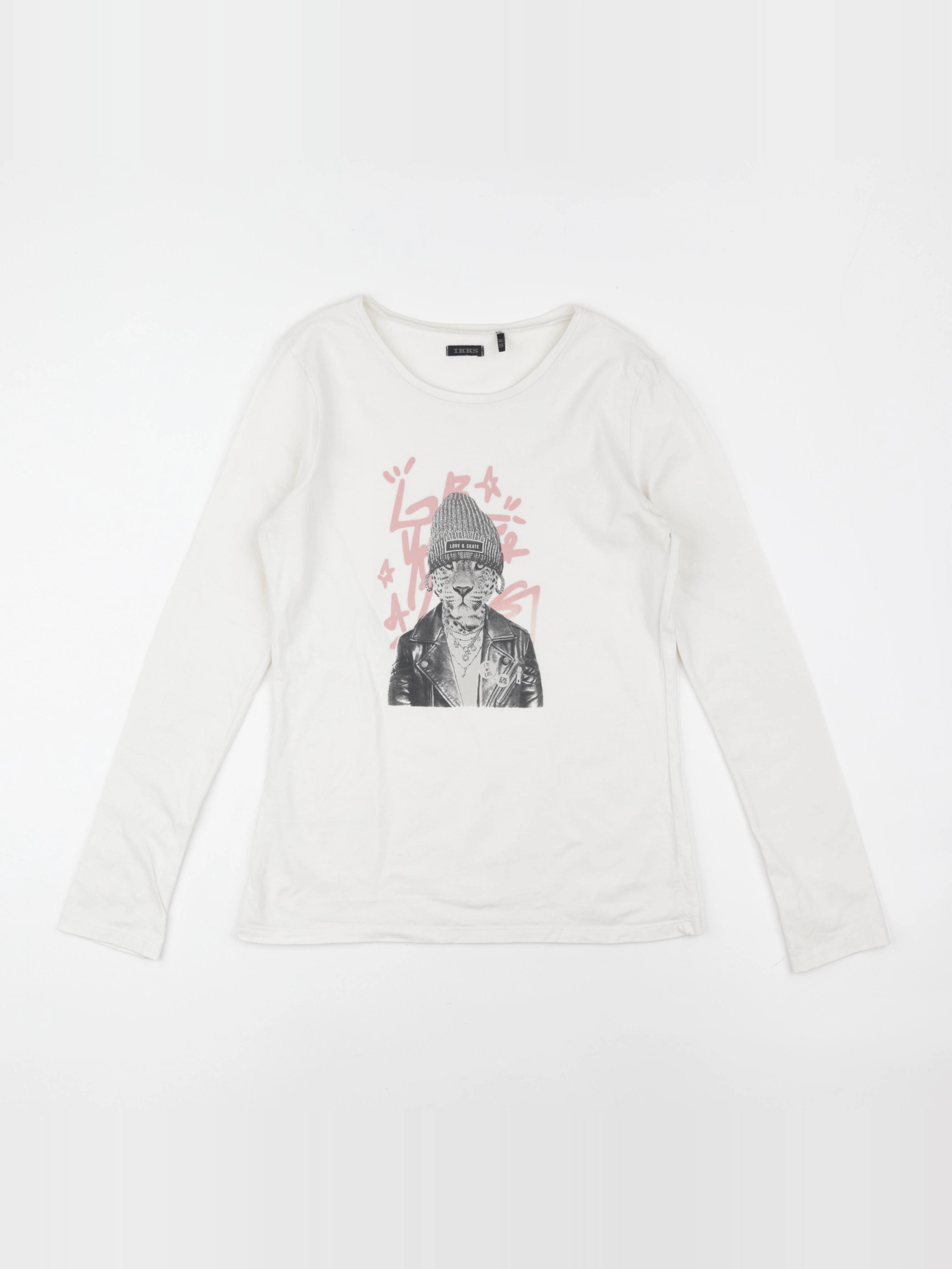 IKKS - tee-shirt beige - 14 ans