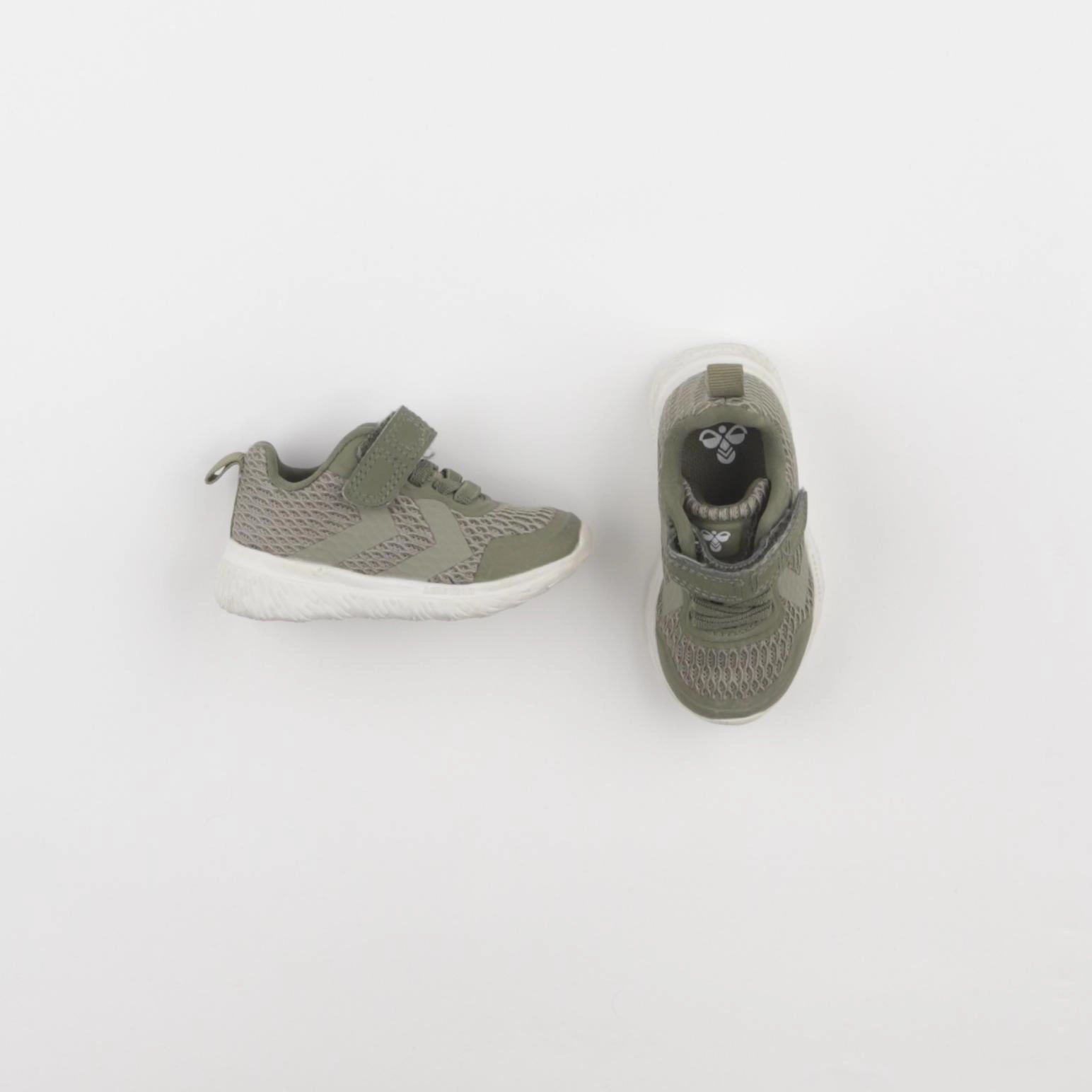 Hummel - tennis à scratch/ lacets vert - pointure 19