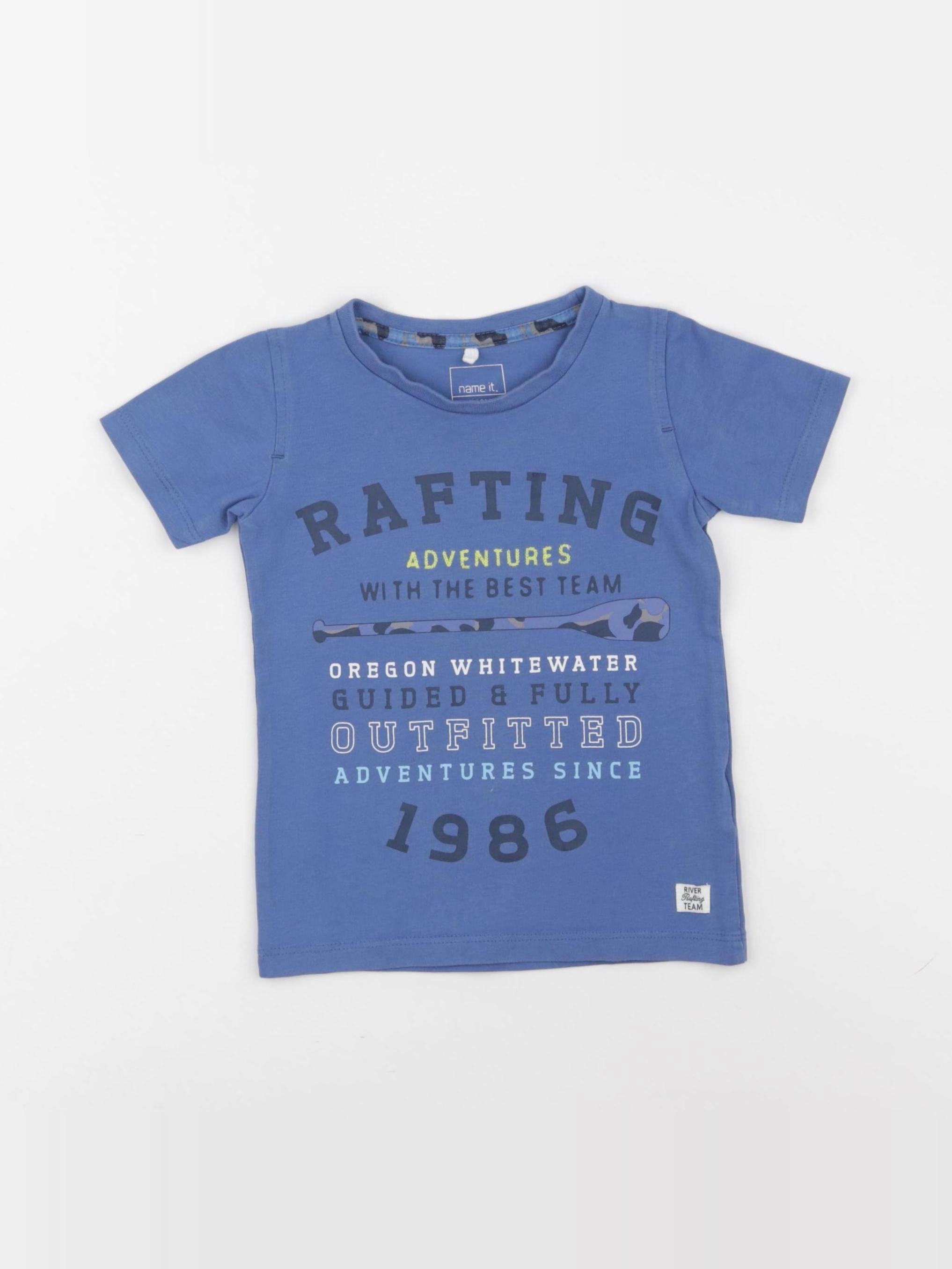 Name it - tee-shirt bleu - 9/12 mois