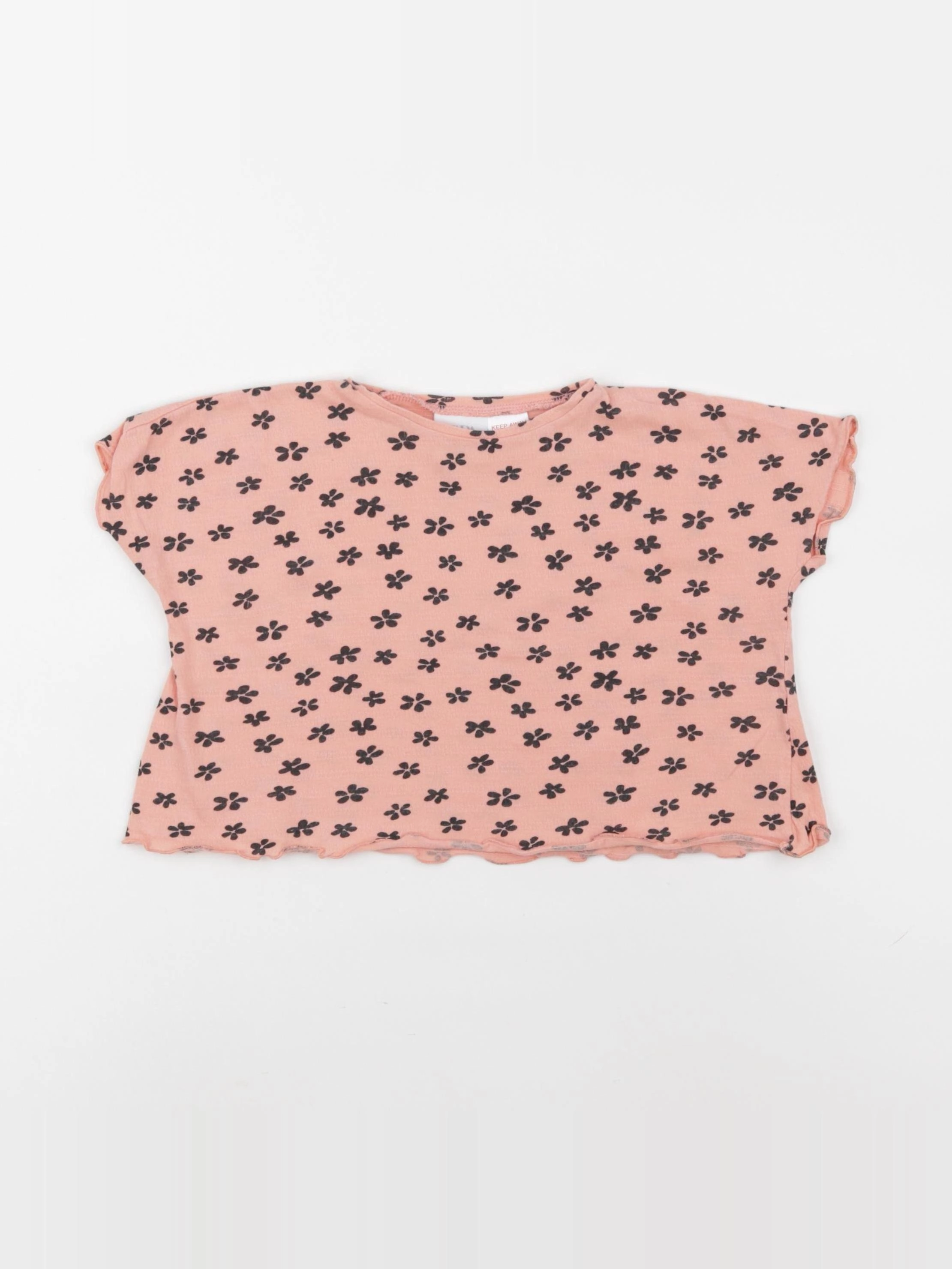 Zara - tee-shirt rose - 9/12 mois