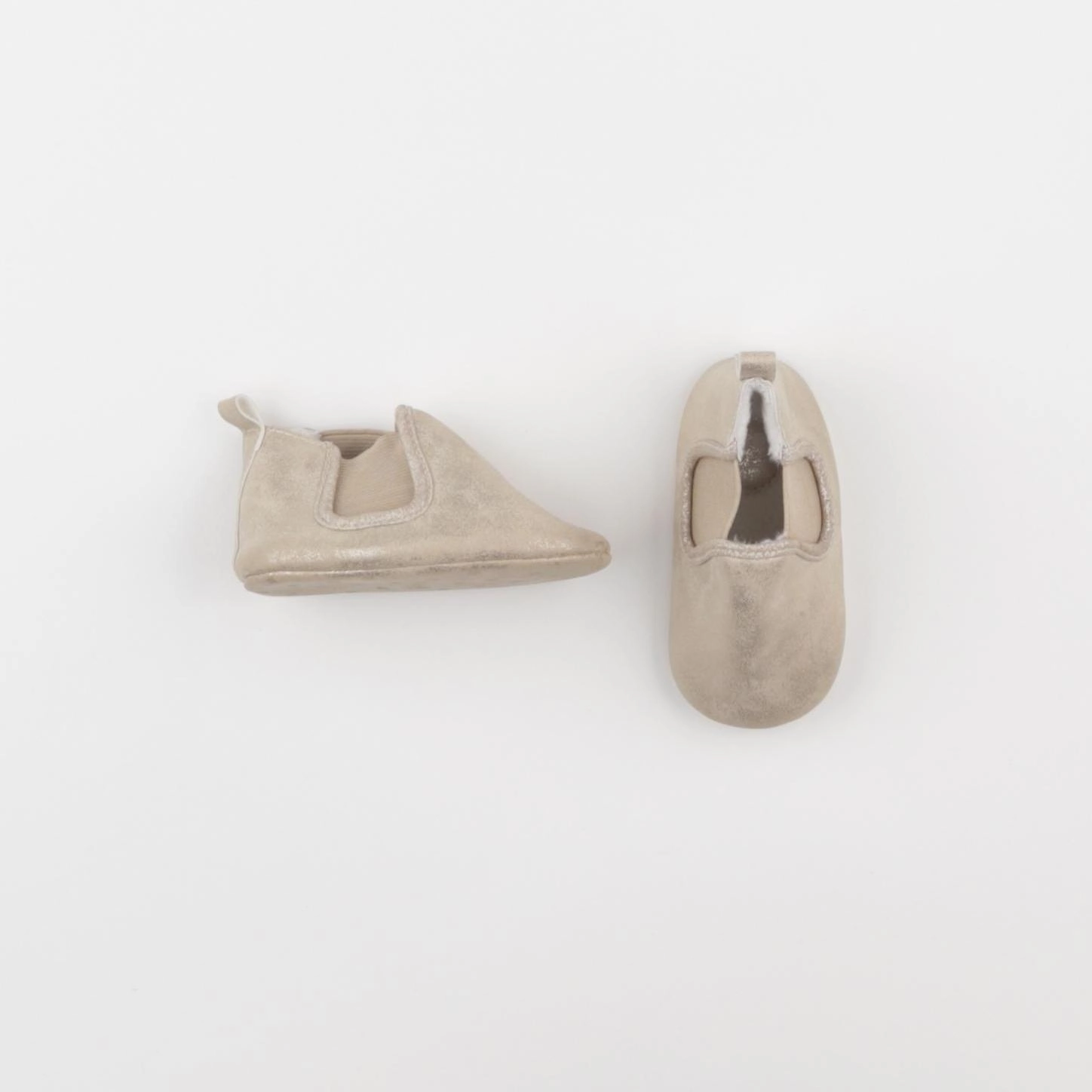 Tape à l'oeil - chaussons beige, or - pointure 18/19
