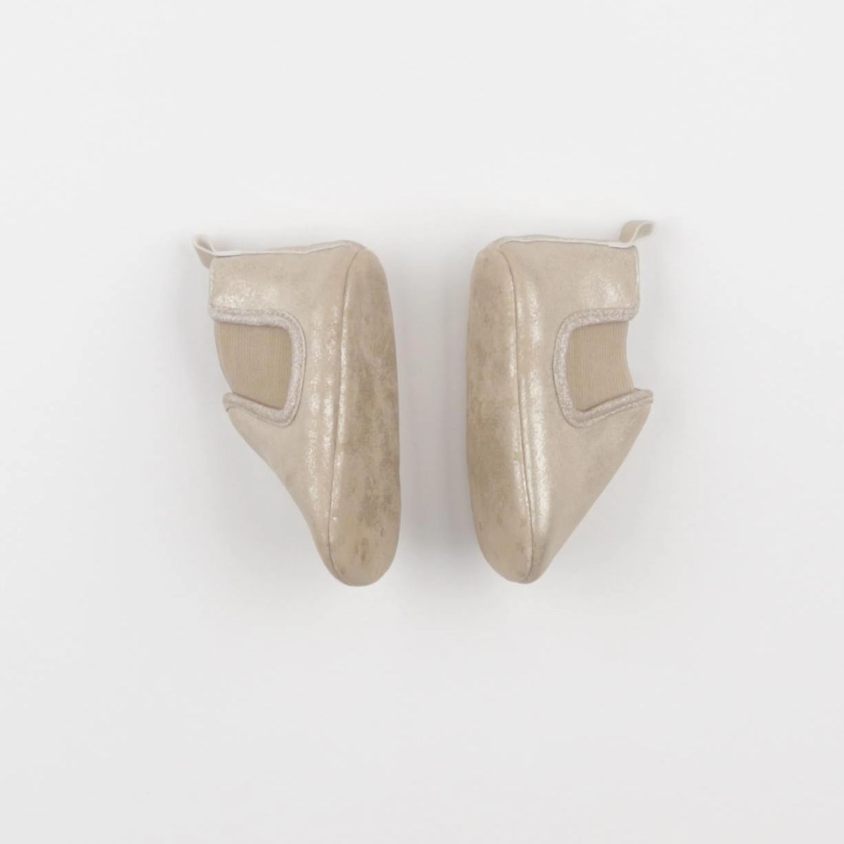 Tape à l'oeil - chaussons beige, or - pointure 18/19