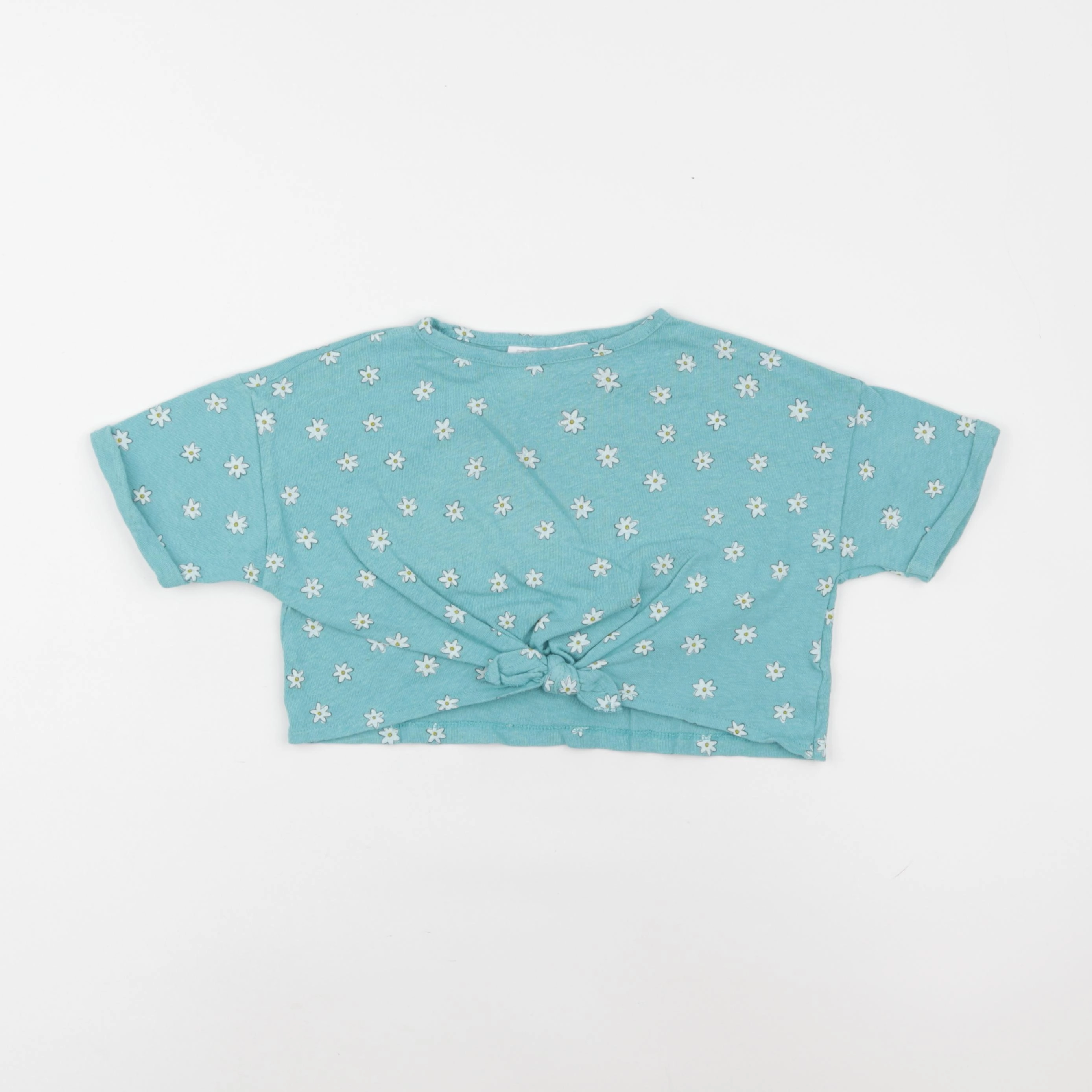 Zara - tee-shirt vert - 12/9 mois