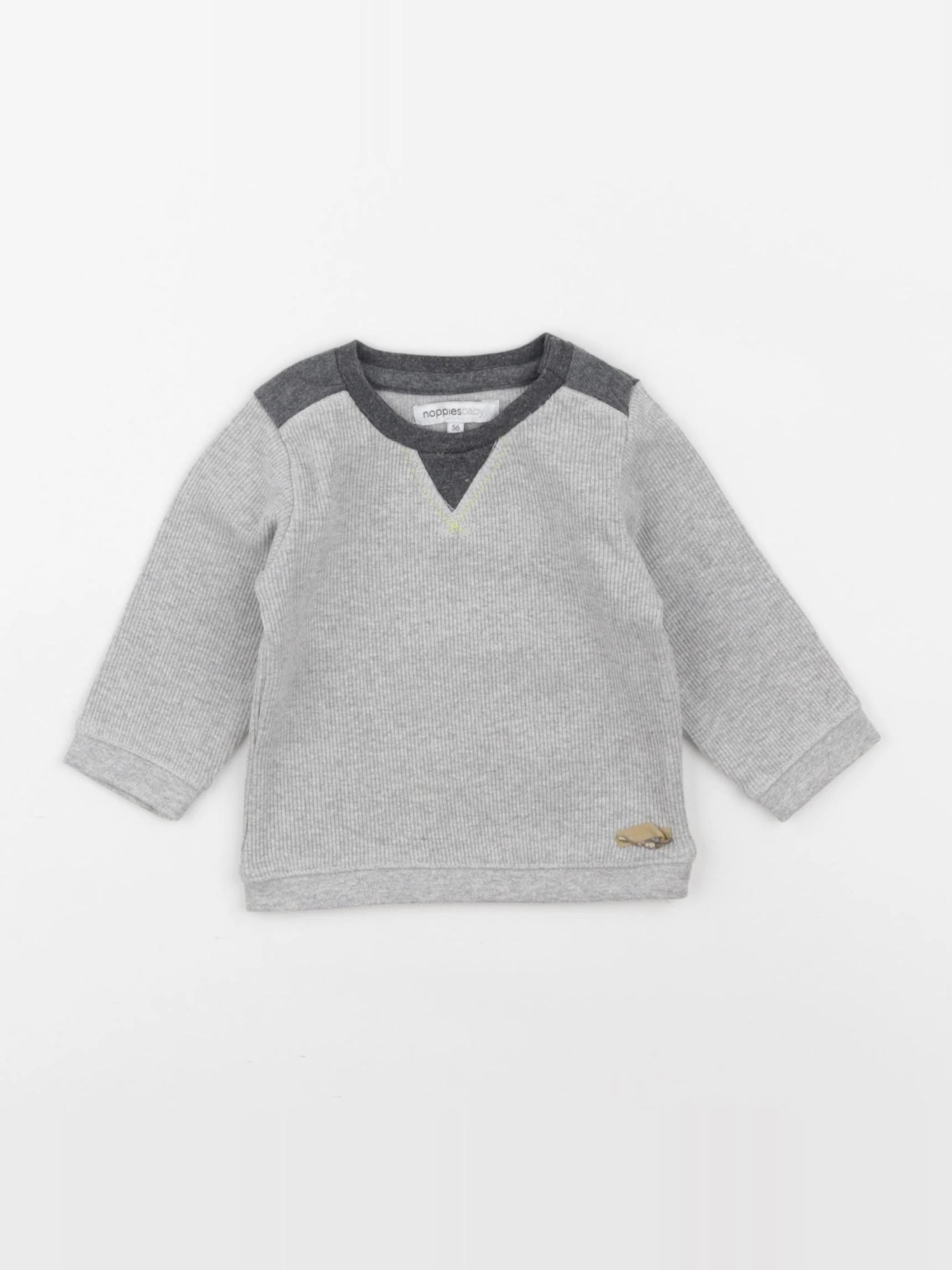 Noppies - tee-shirt gris - 6 mois