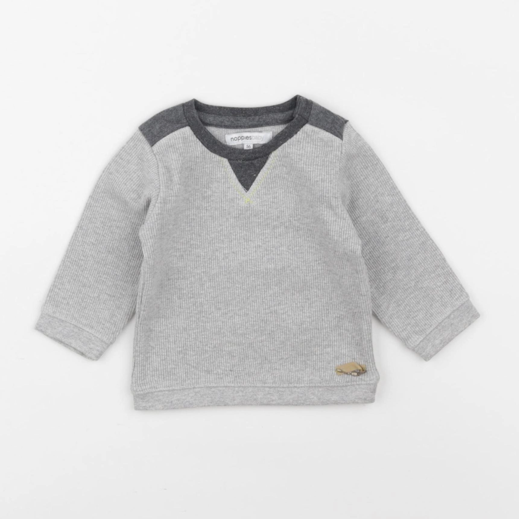 Noppies - tee-shirt gris - 6 mois