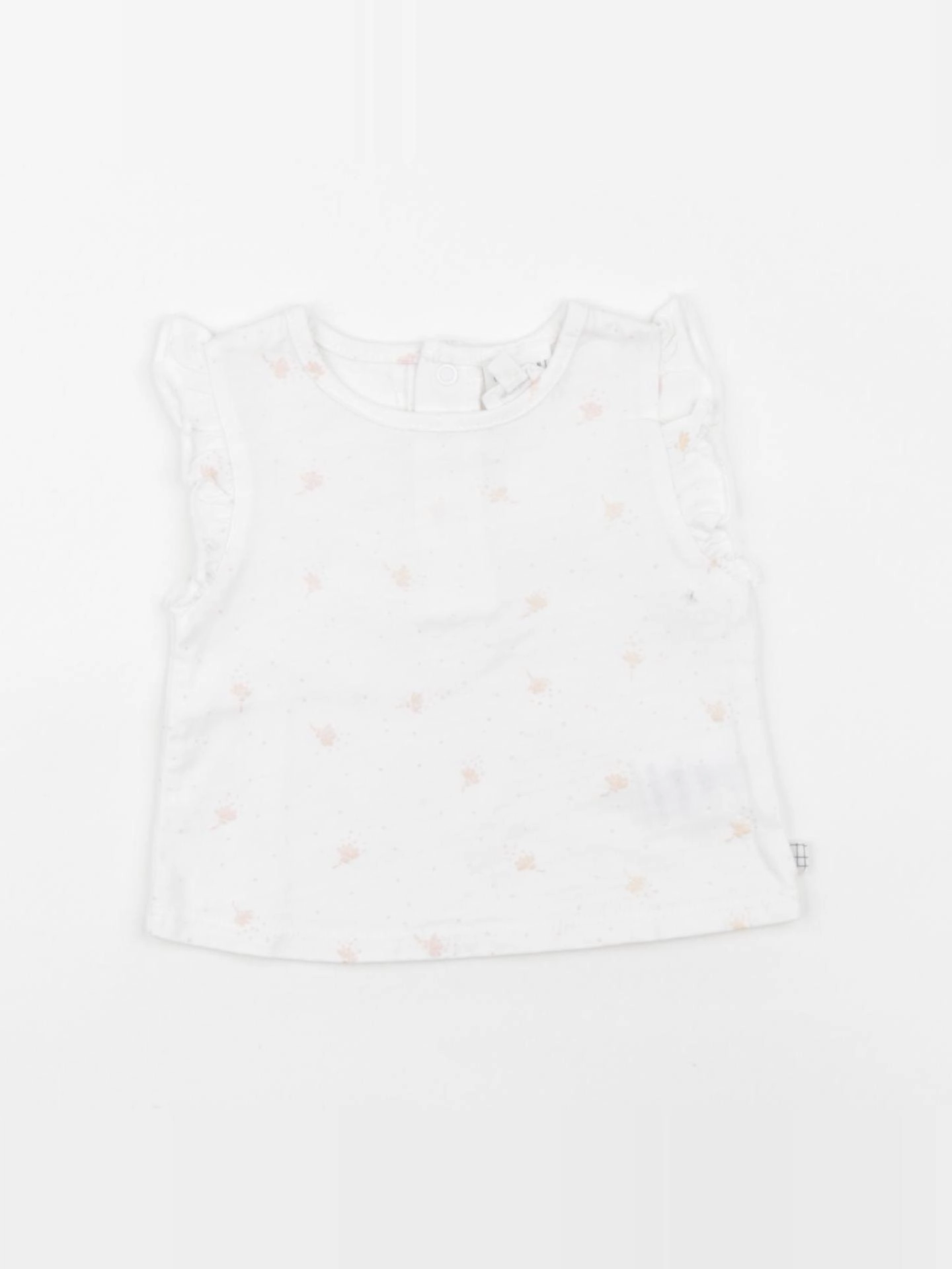 Carrément Beau - tee-shirt blanc - 3 mois