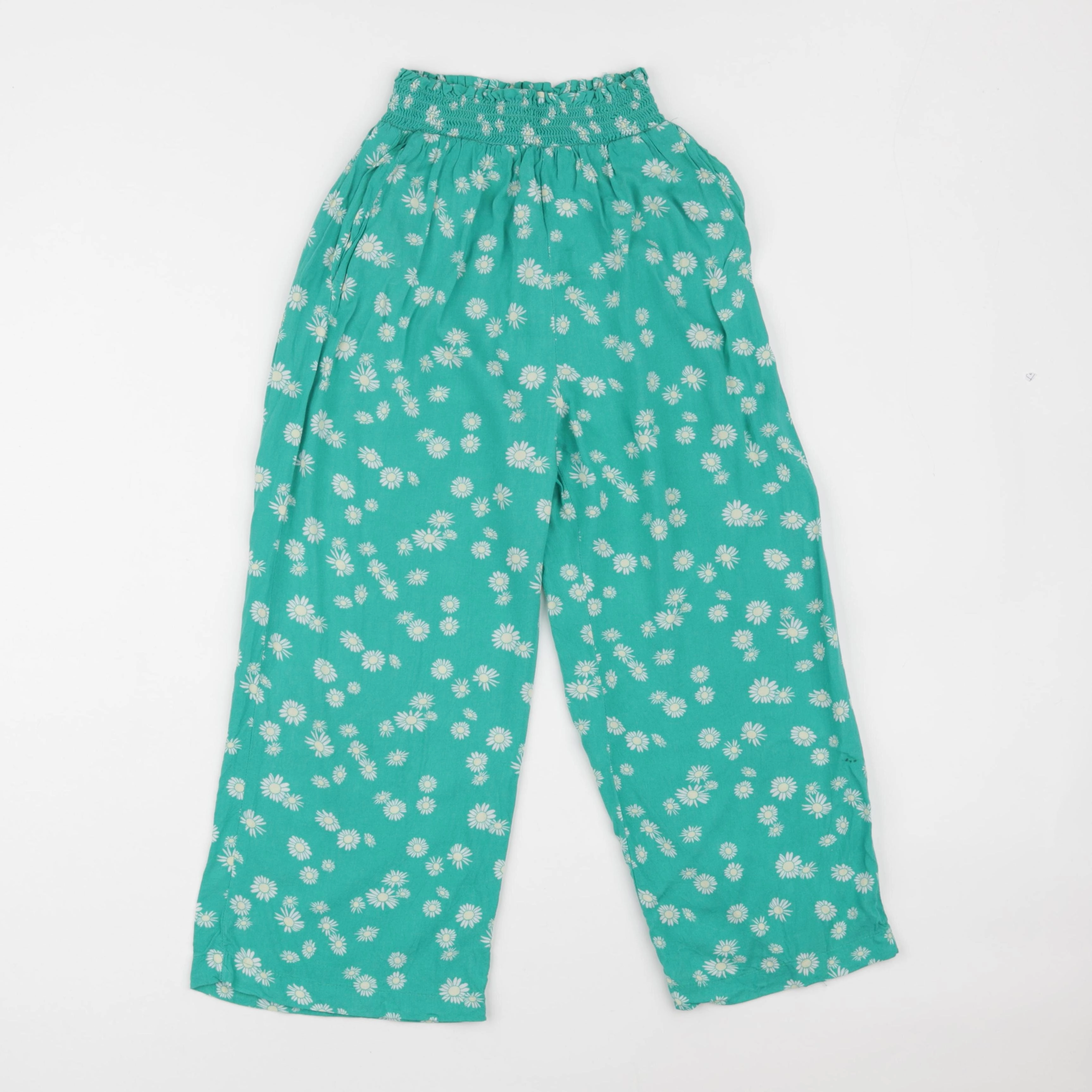 H&M - pantalon vert - 9/10 ans