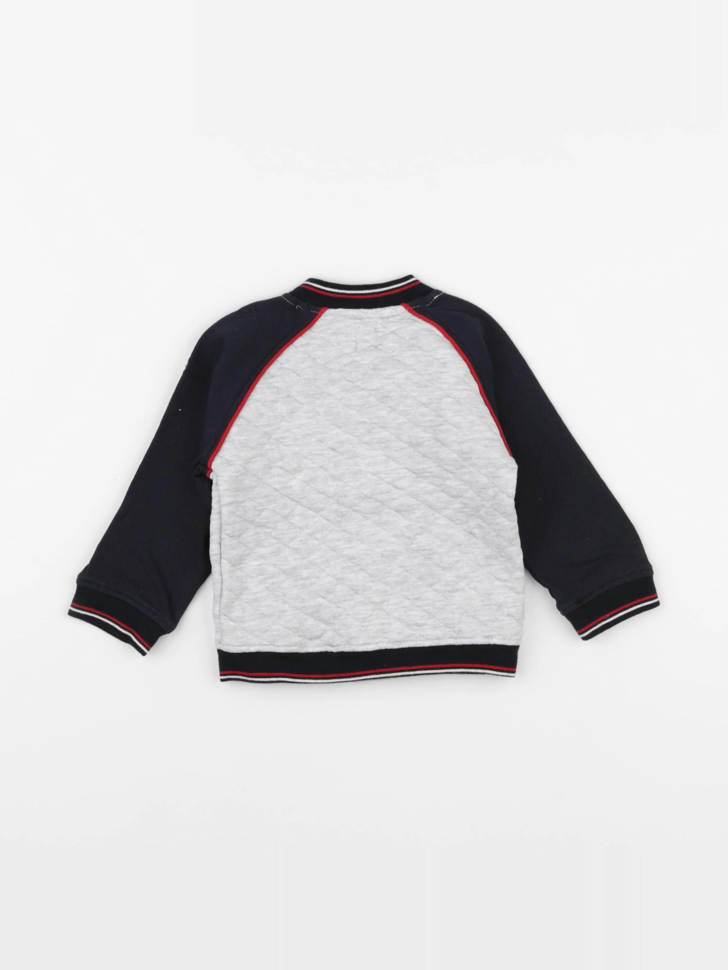 Terre de marins - sweat bleu, gris - 12 mois