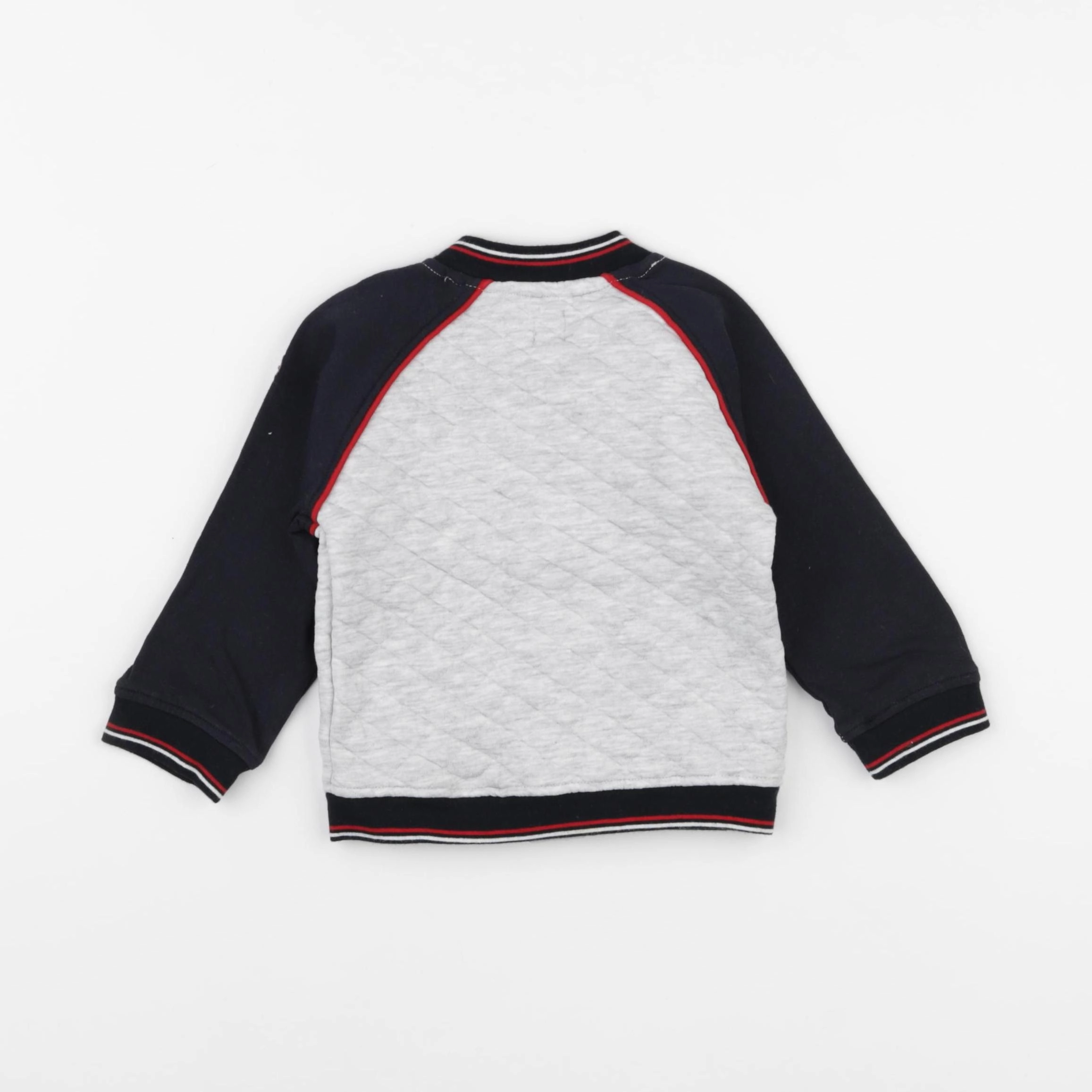 Terre de marins - sweat bleu, gris - 12 mois