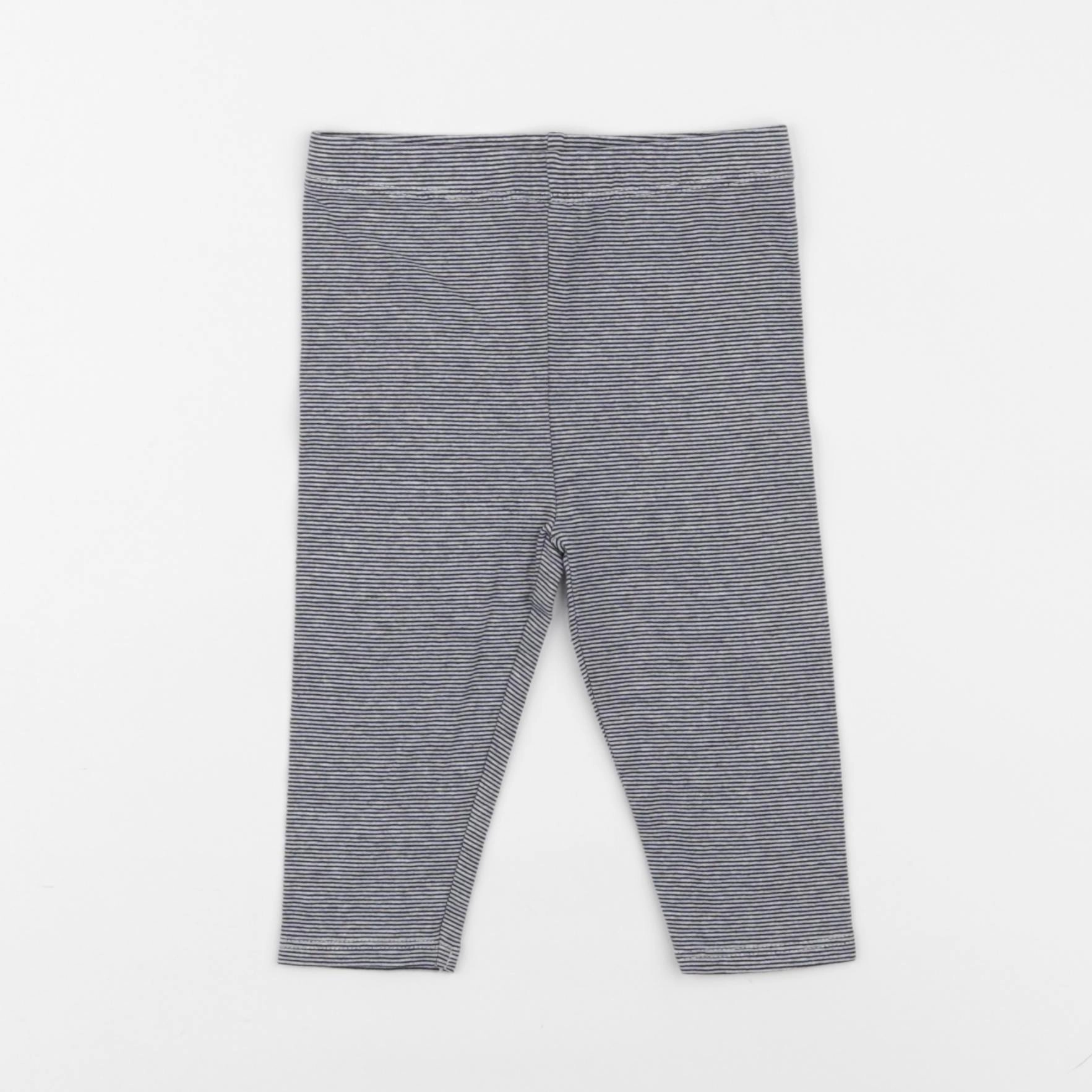Vertbaudet - legging bleu, blanc - 9 mois