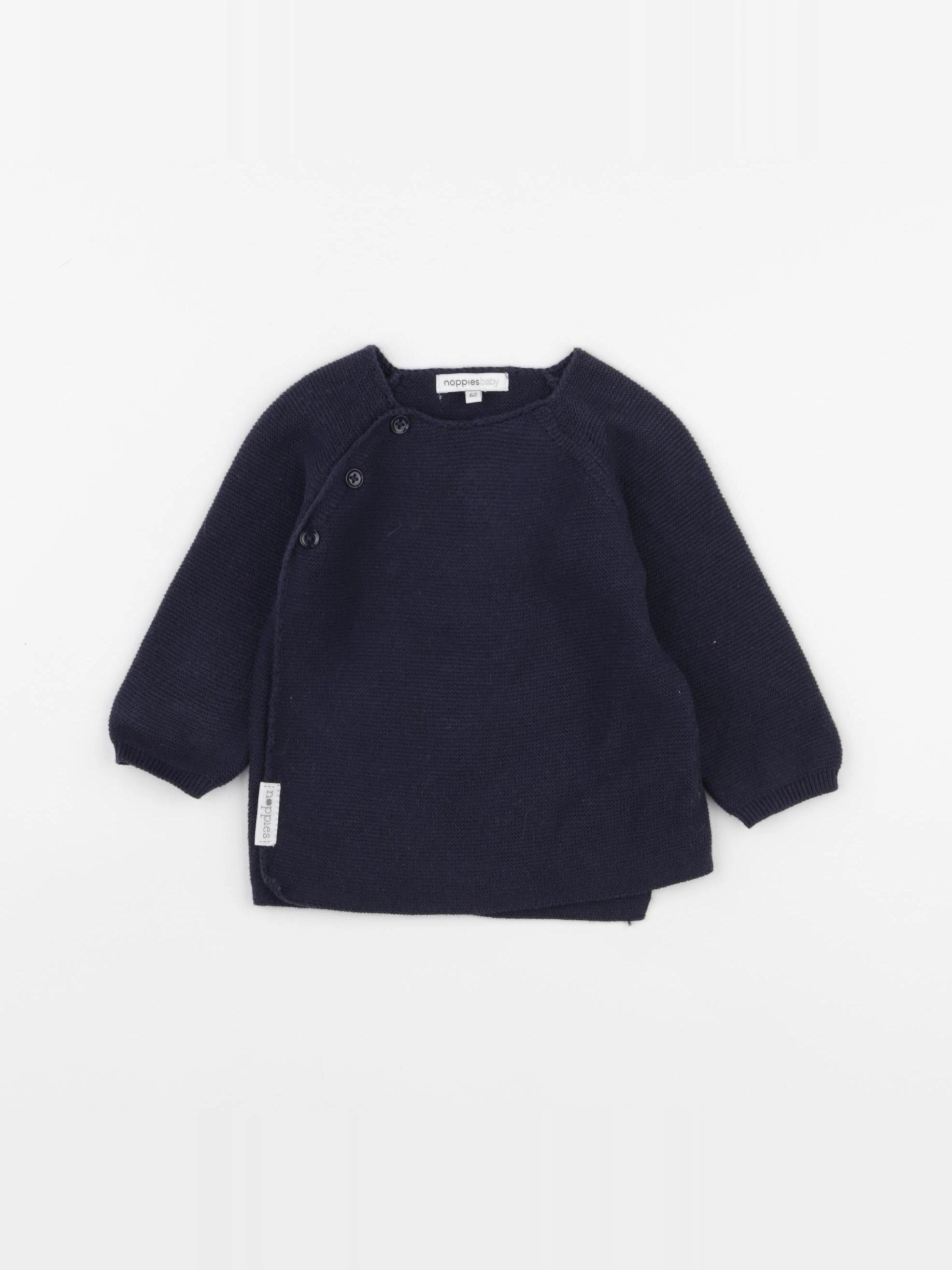 Noppies - gilet bleu - 3 mois