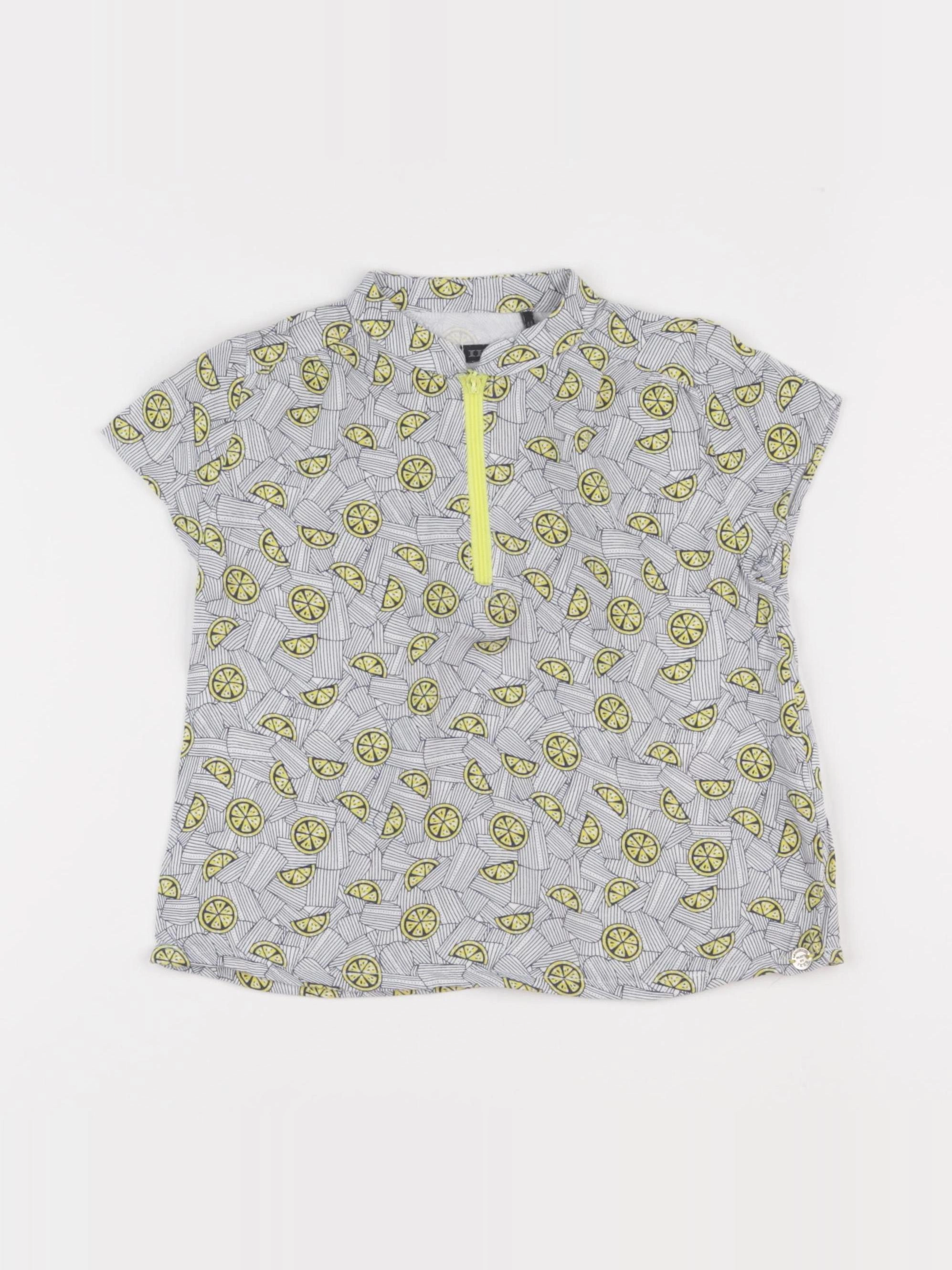 IKKS - chemise bleu, jaune - 4 ans
