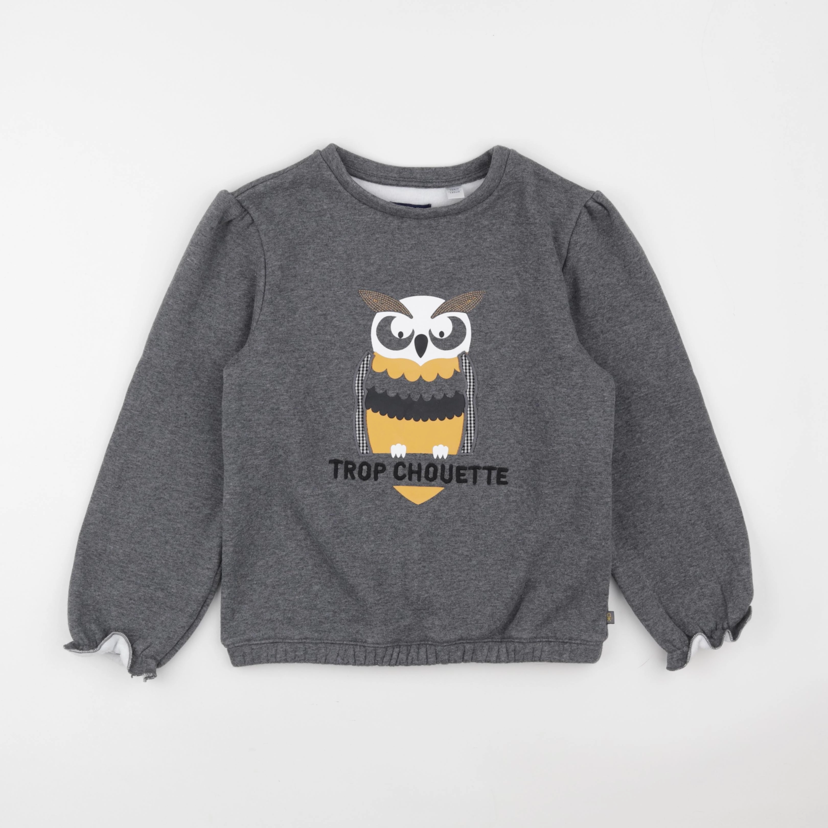 Okaidi - sweat gris - 10 ans