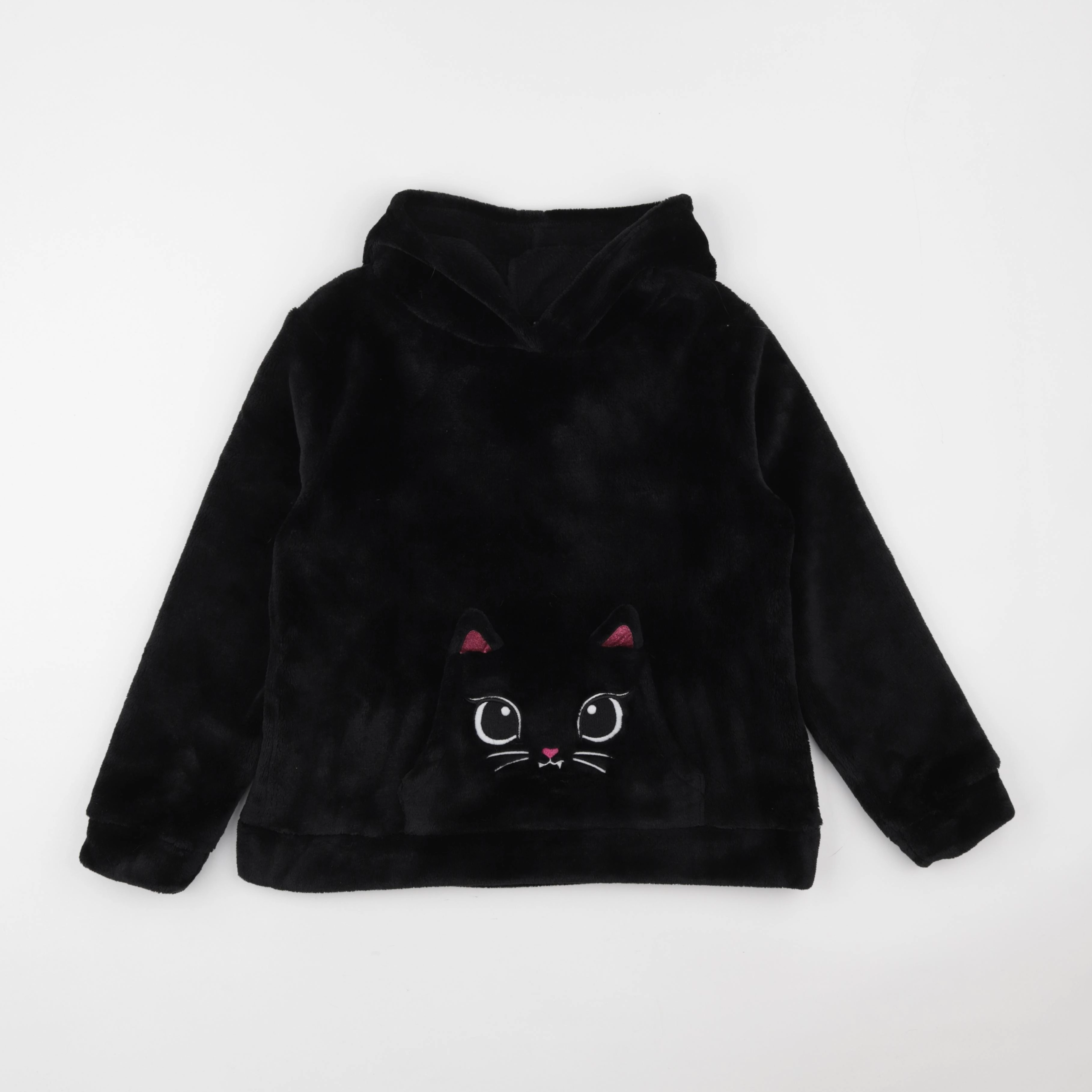 H&M - pull noir - 8/10 ans