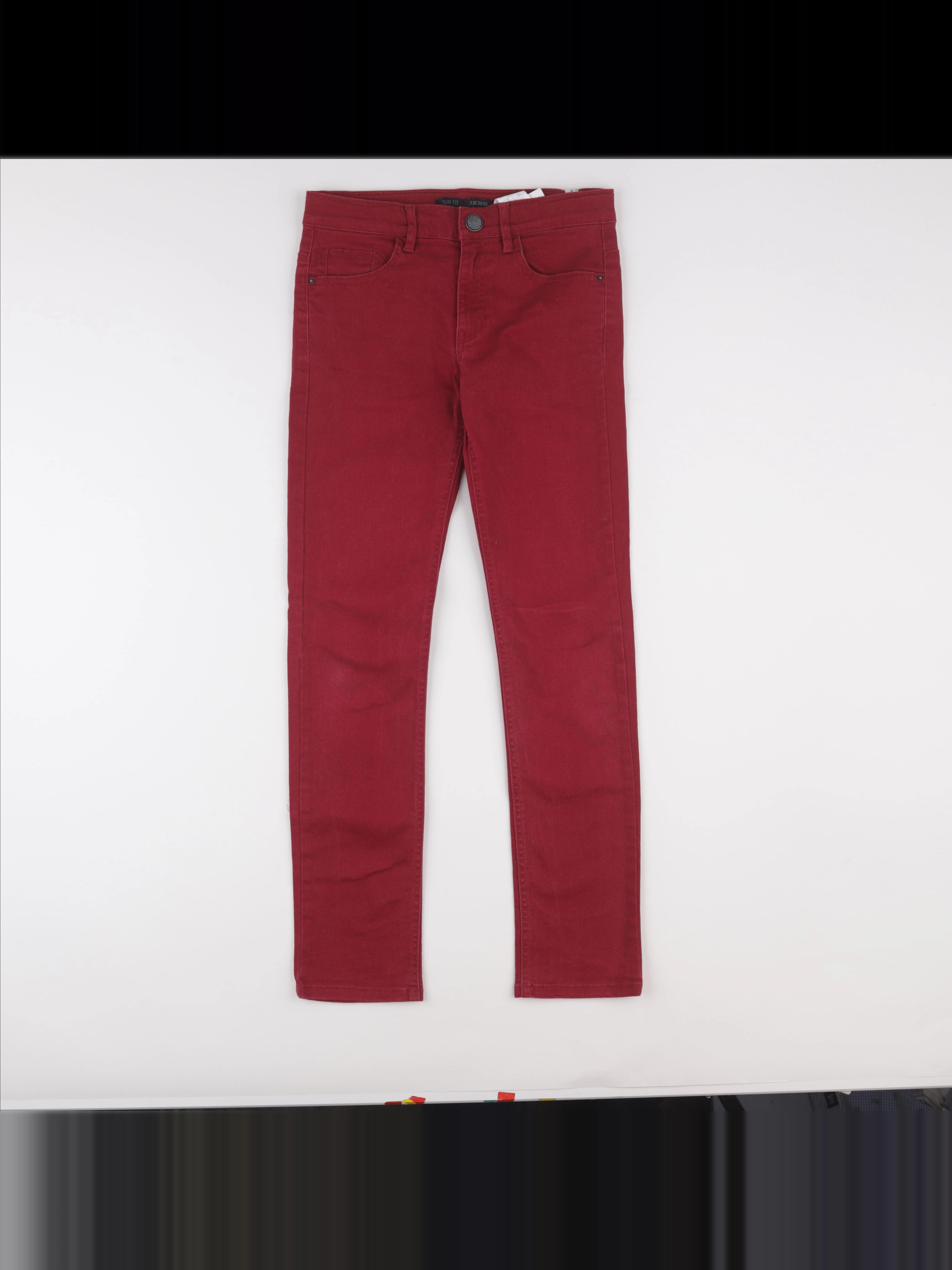 IKKS - jean rouge - 12 ans
