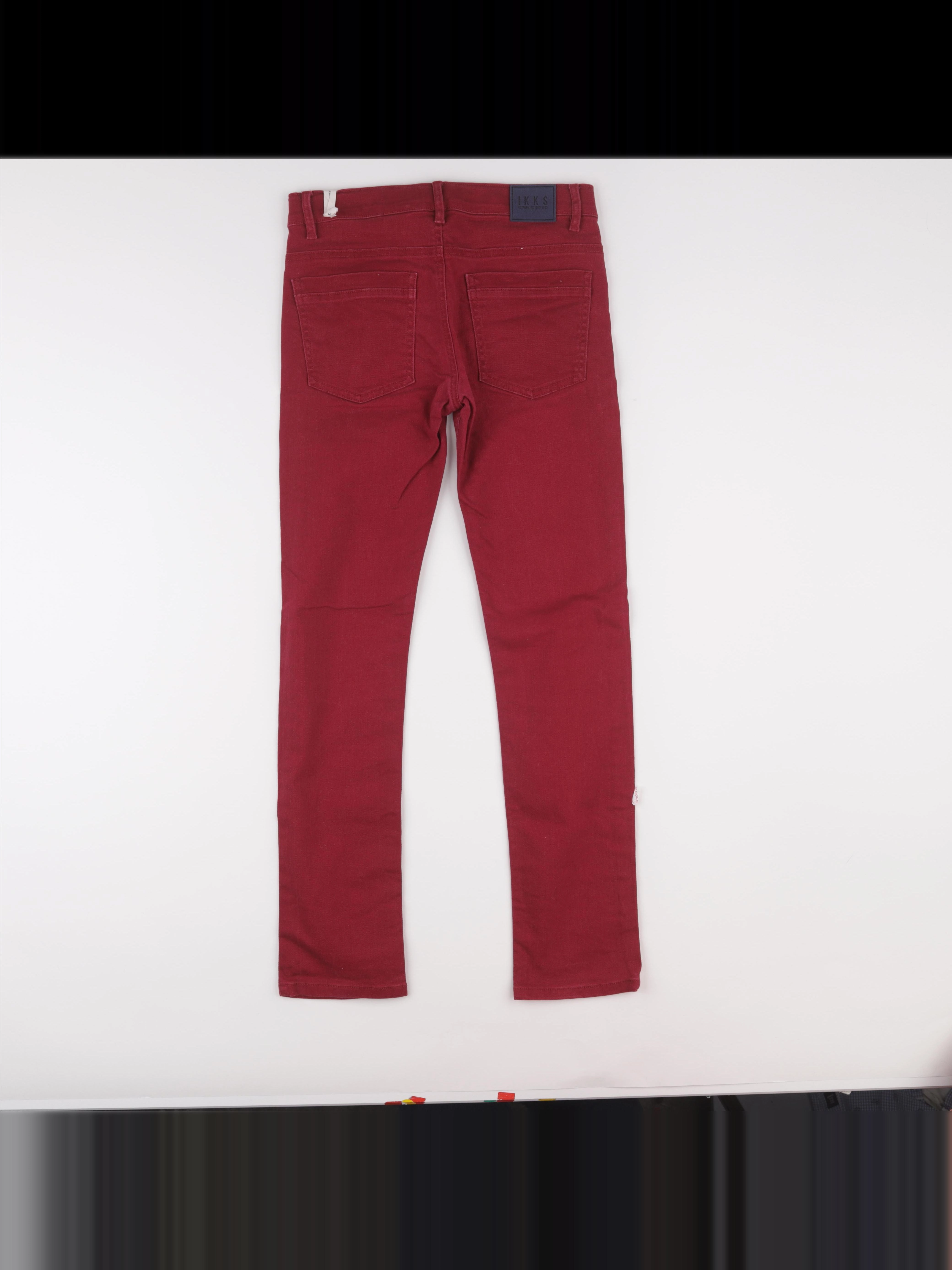 IKKS - jean rouge - 12 ans