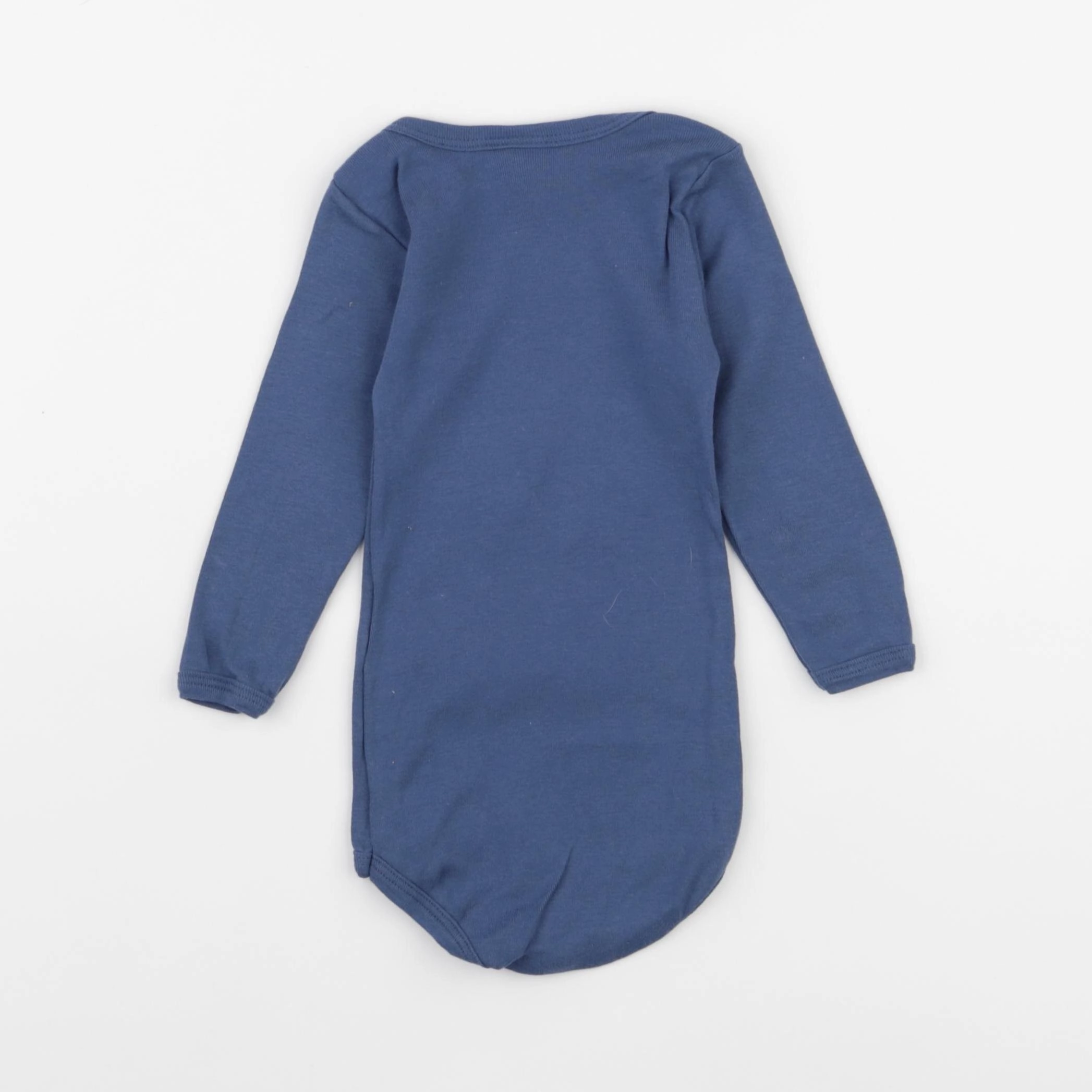 Petit Bateau - body bleu - 12 mois