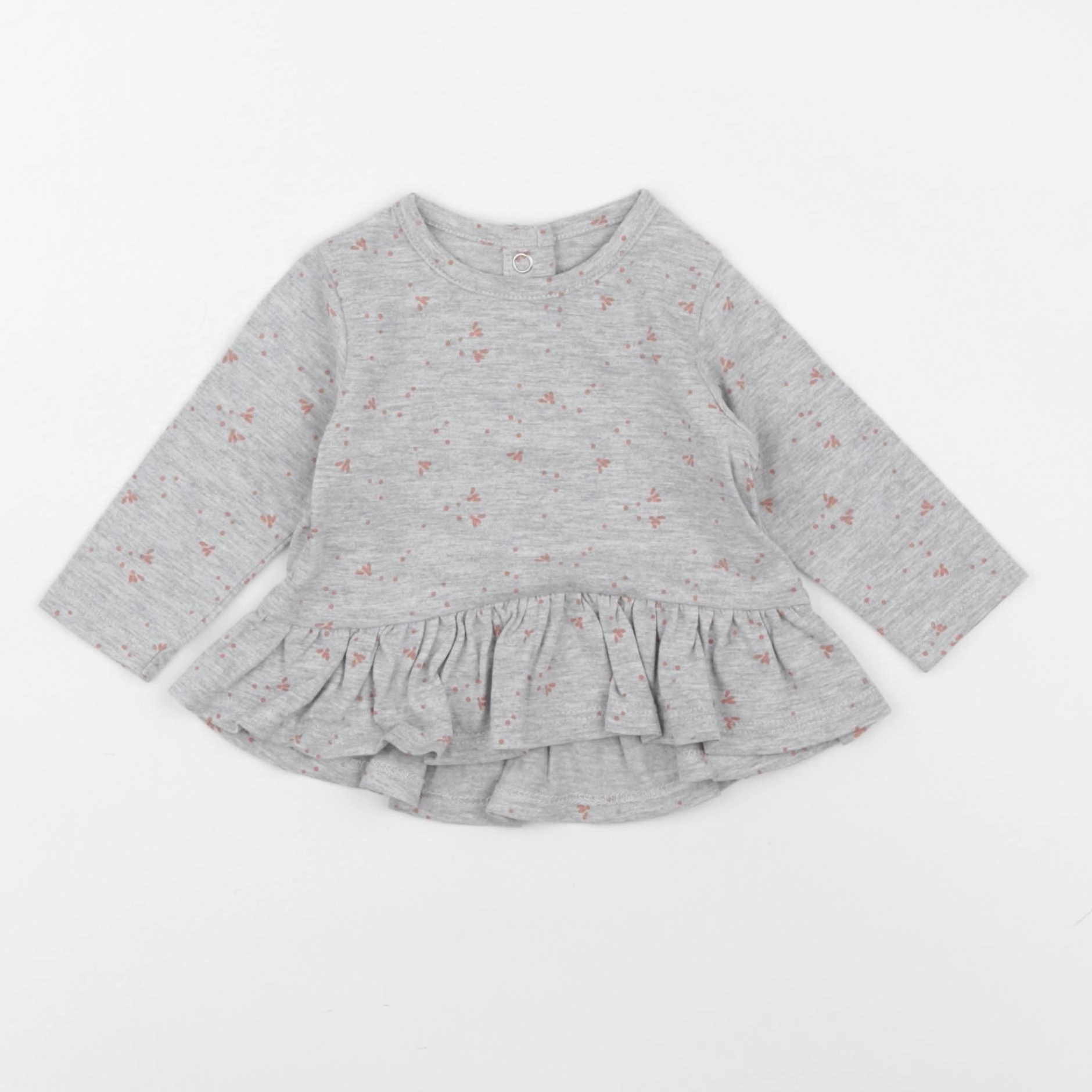 Vertbaudet - tee-shirt gris - 3 mois