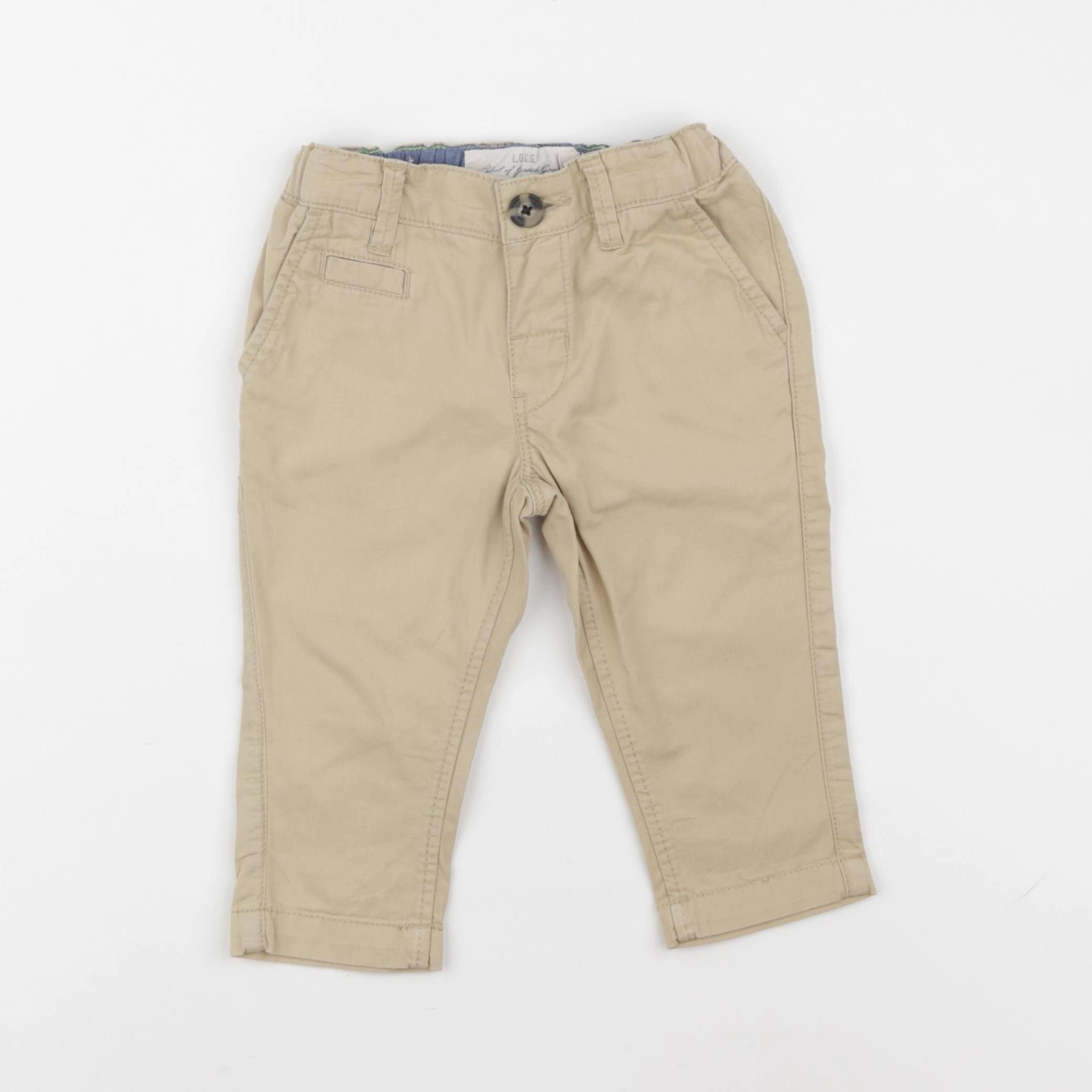 H&M - pantalon beige - 3/6 mois