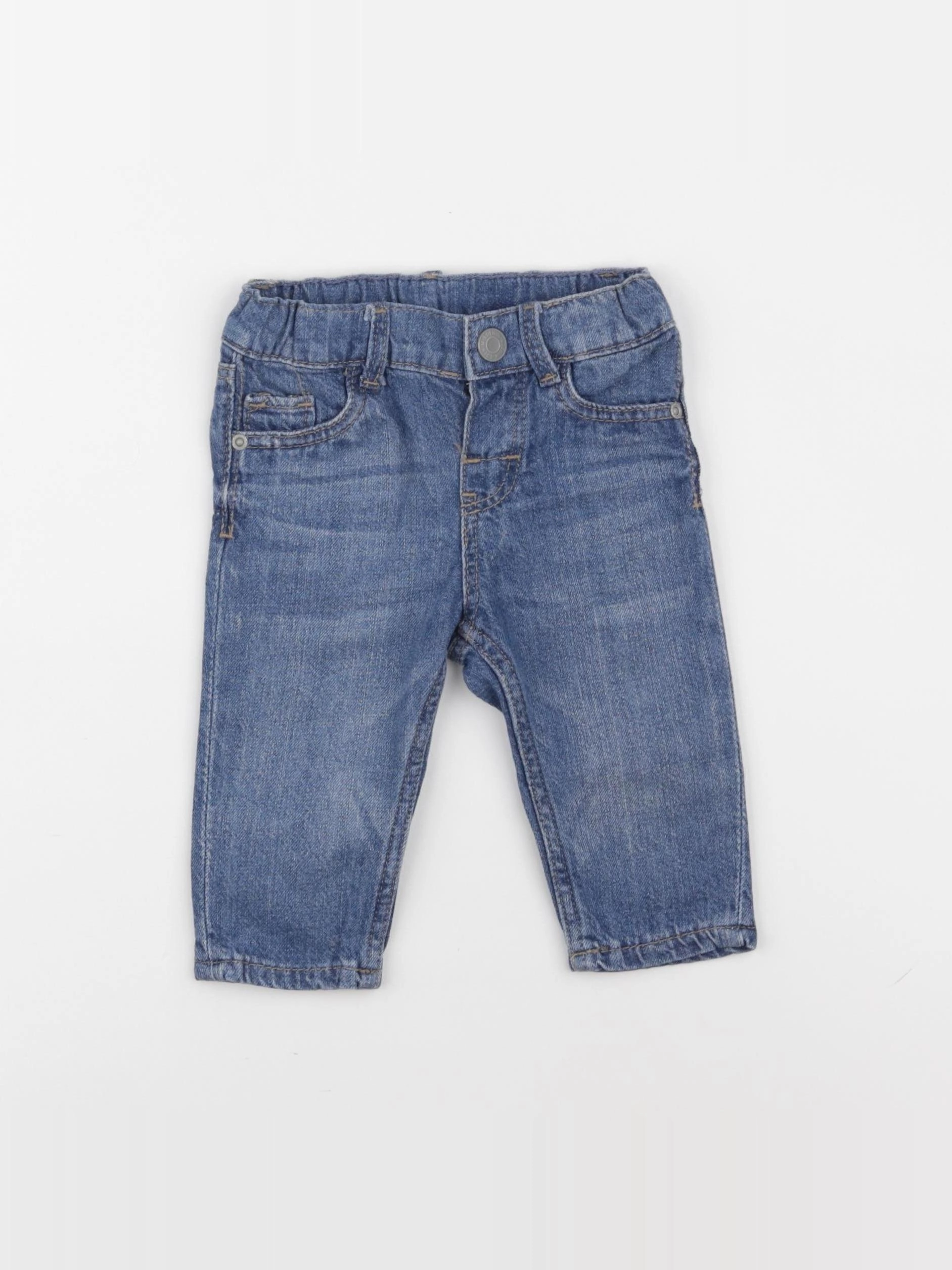H&M - jean bleu - 3/6 mois