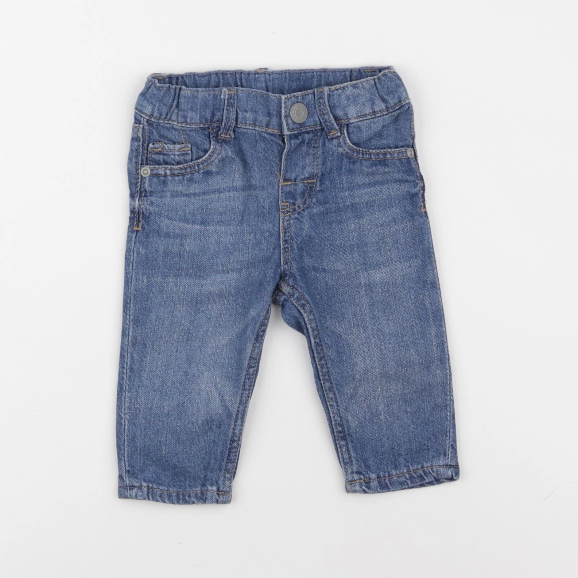 H&M - jean bleu - 3/6 mois