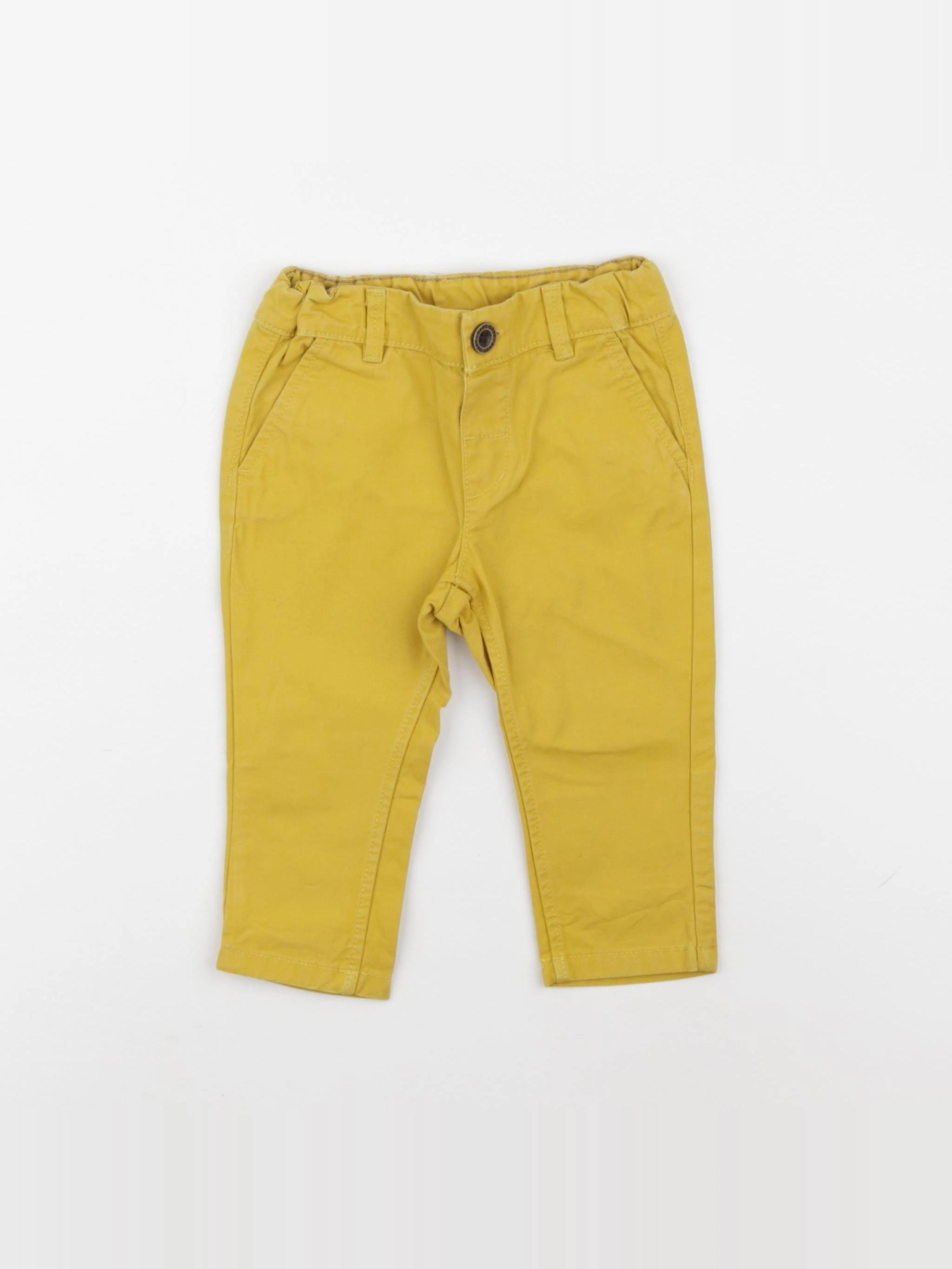 H&M - pantalon jaune - 3/6 mois
