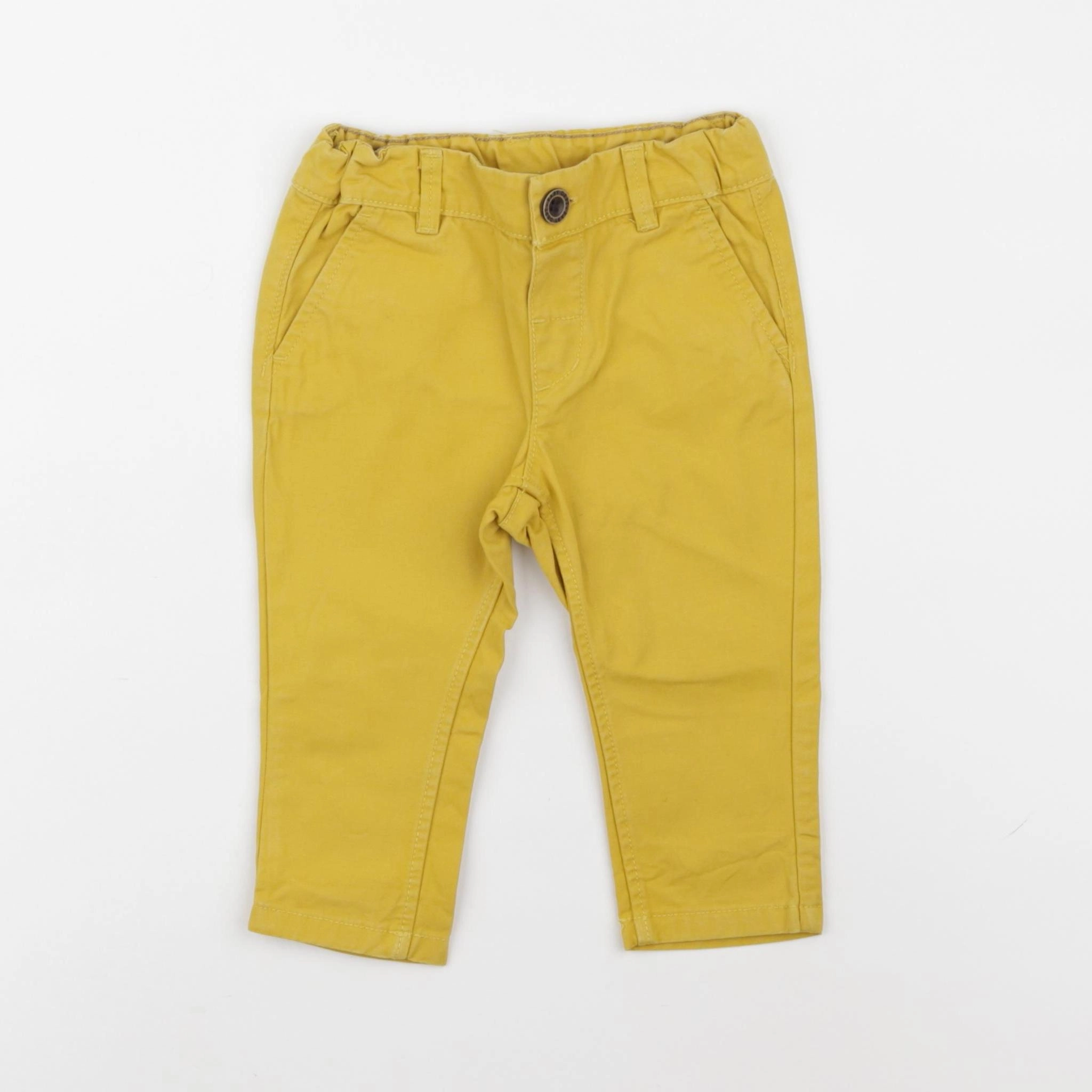 H&M - pantalon jaune - 3/6 mois