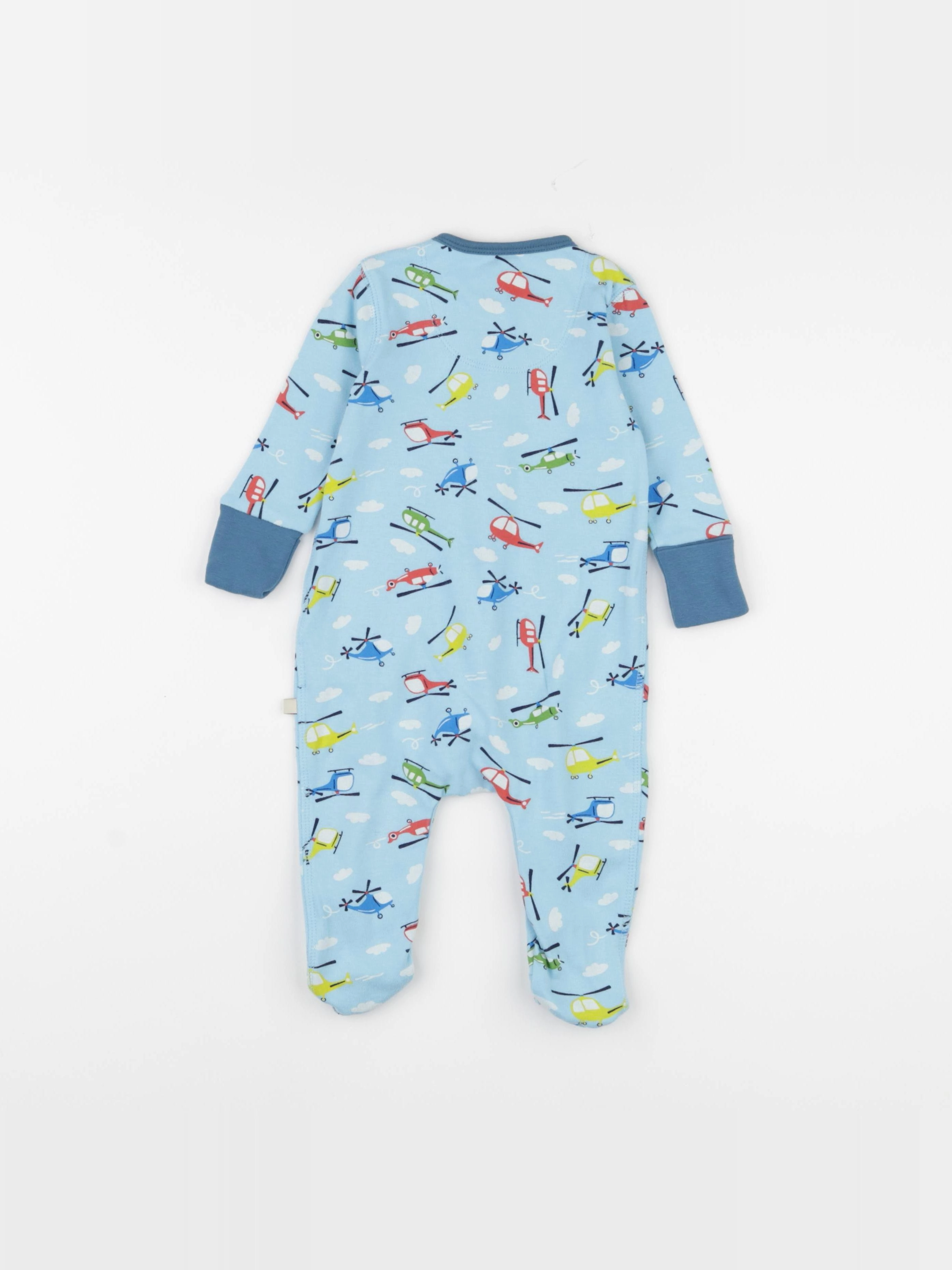 Frugi - pyjama coton bleu - 3/6 mois