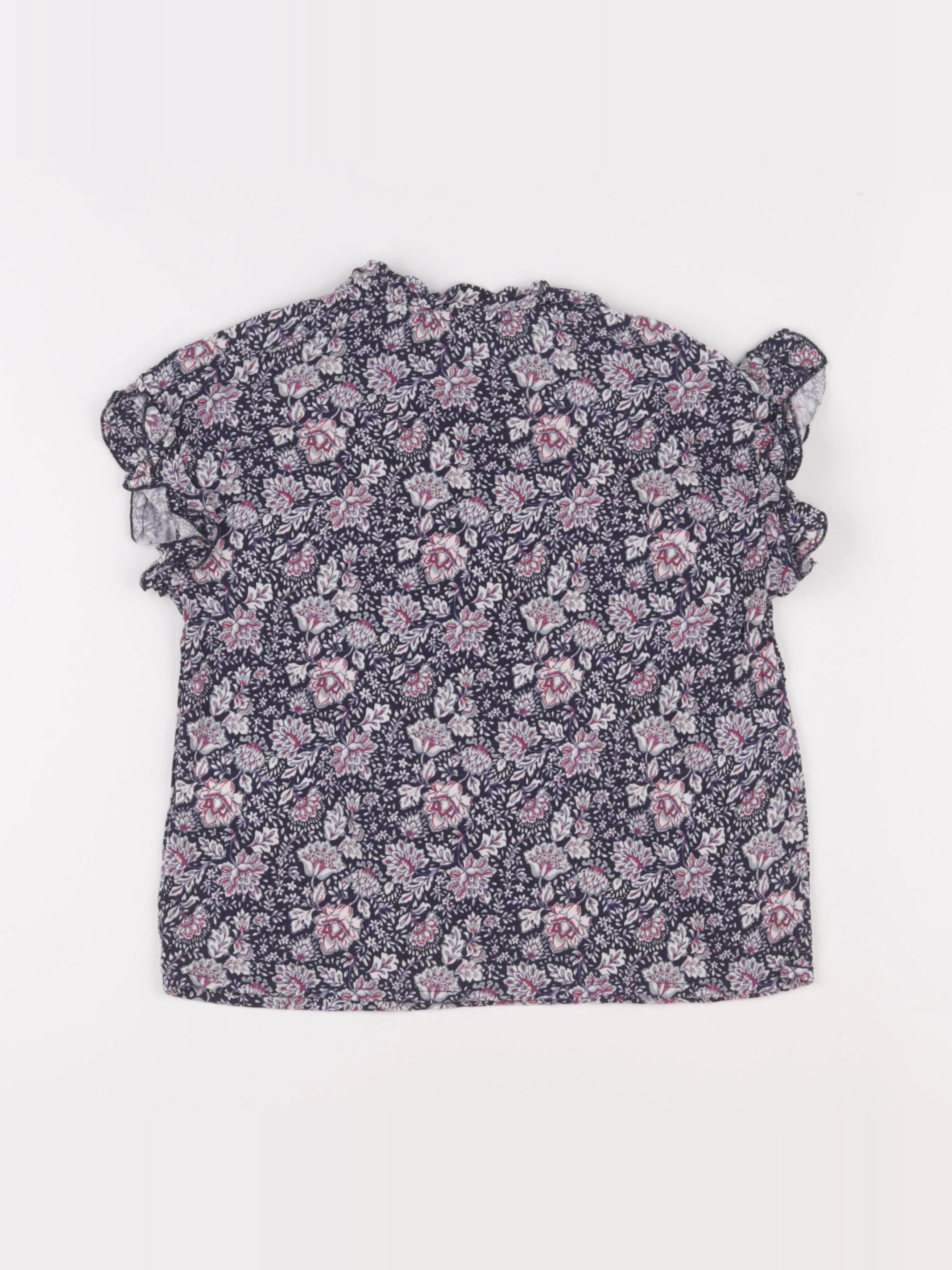 IKKS - blouse bleu, rose - 8 ans