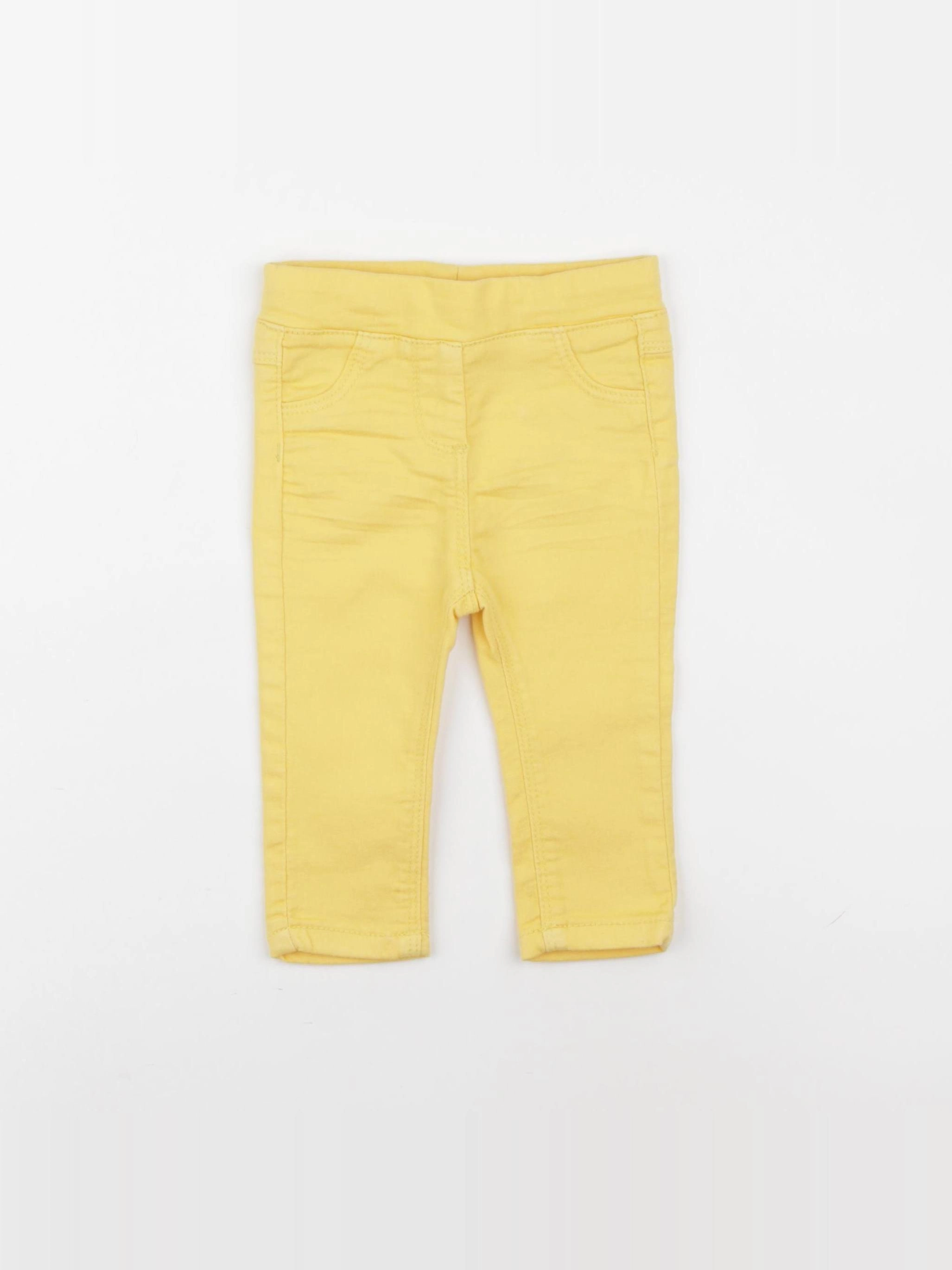 Tape à l'oeil - jegging jaune - 9 mois