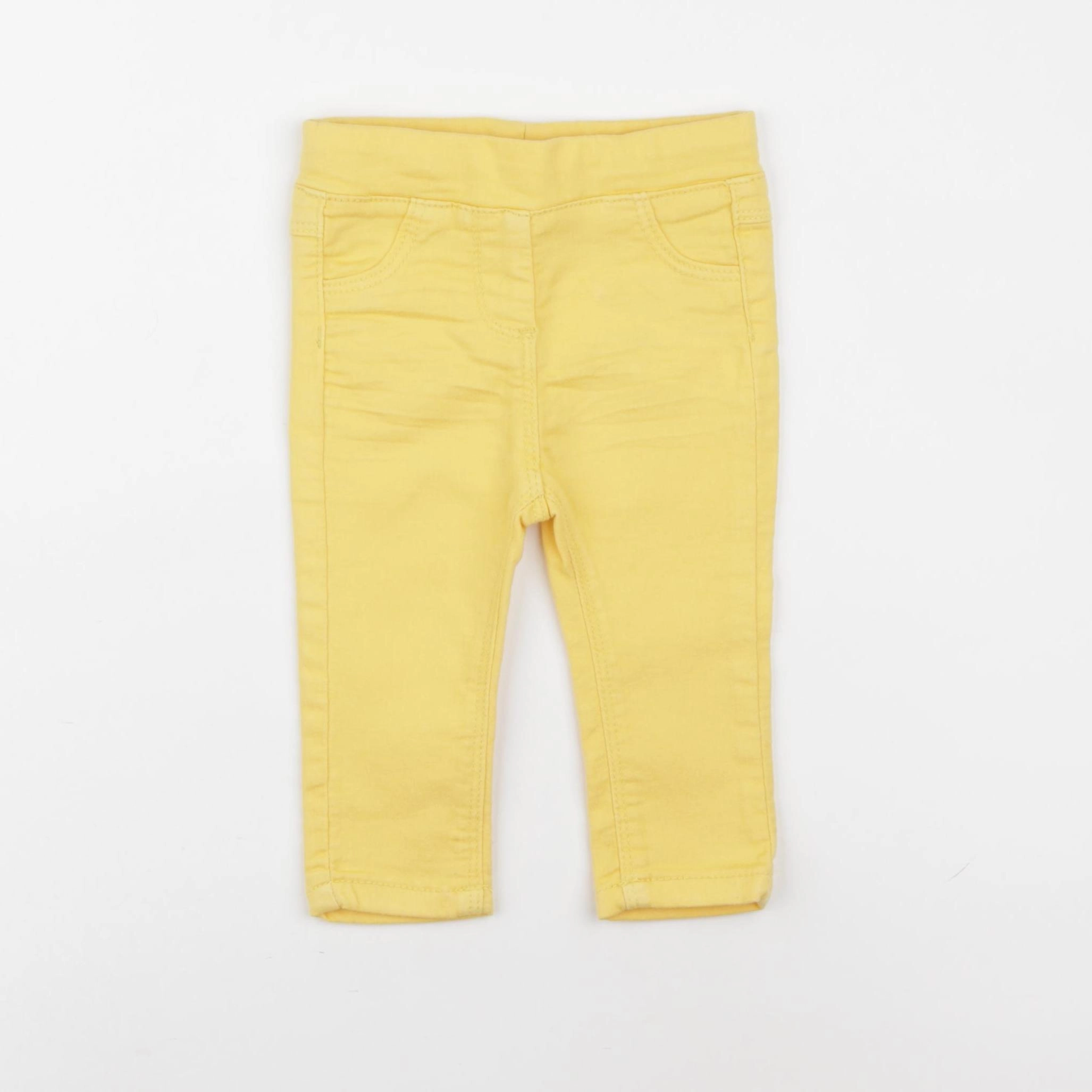 Tape à l'oeil - jegging jaune - 9 mois