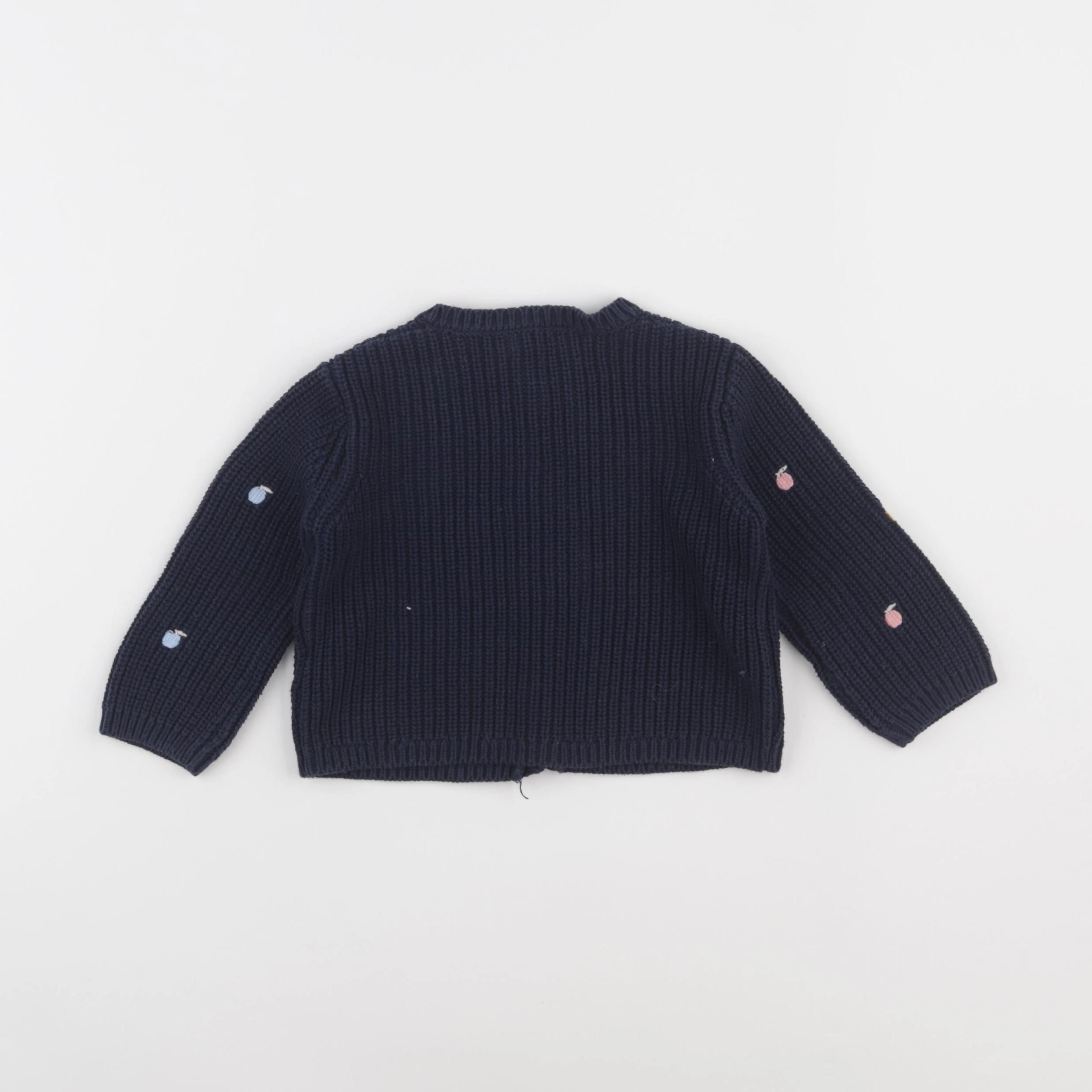 Boutchou - gilet bleu - 12 mois