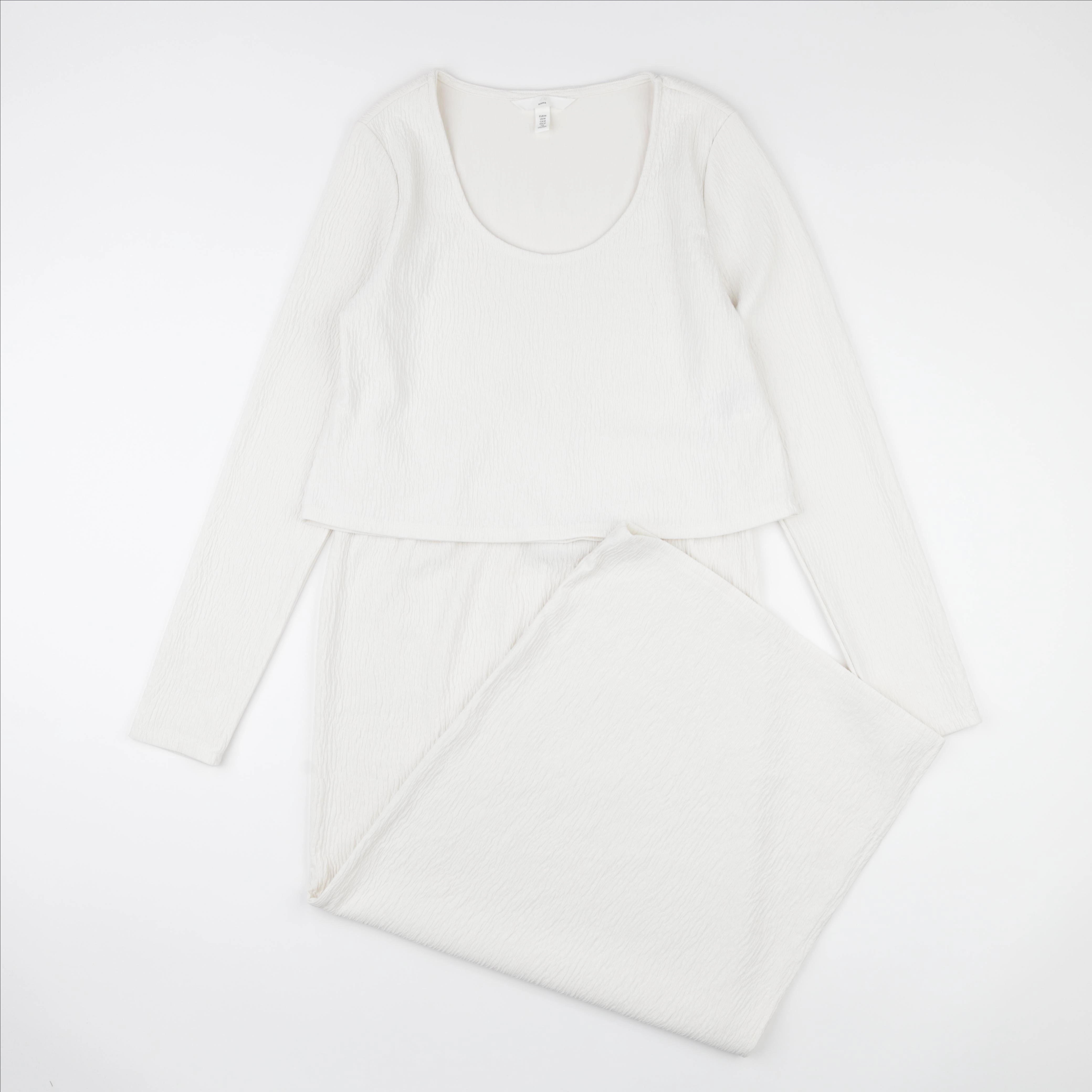 H&M - ensemble grossesse blanc - m