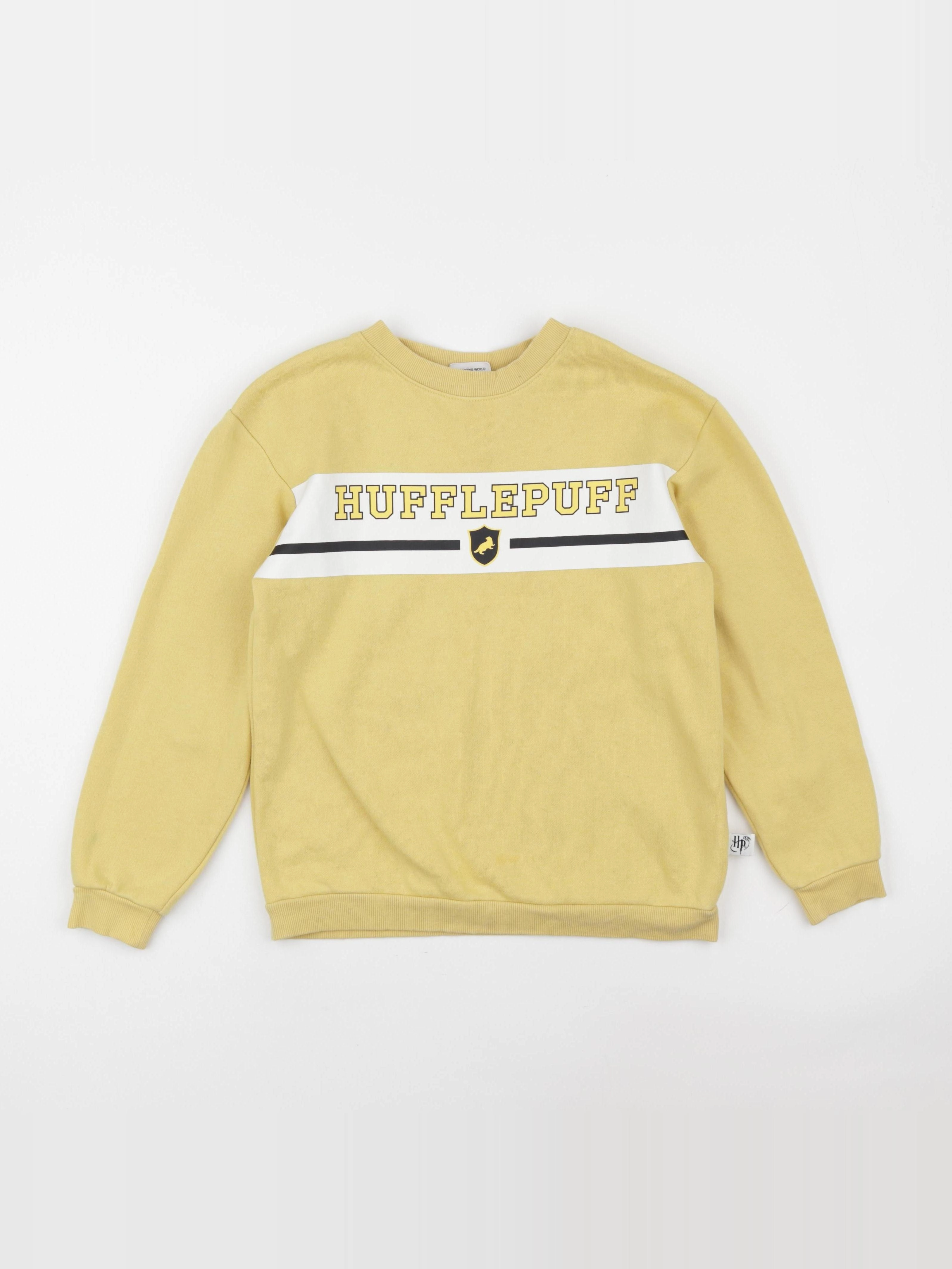 H&M - sweat jaune - 8/10 ans