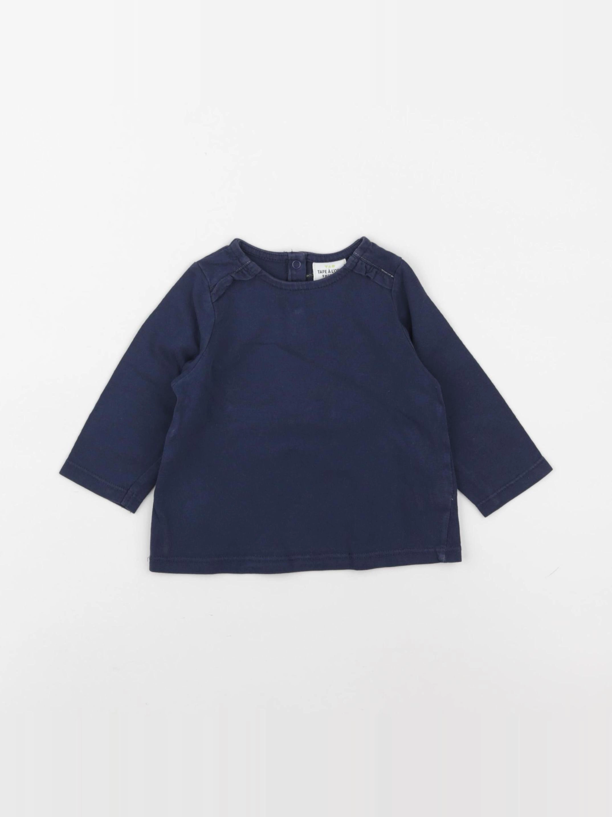 Tape à l'oeil - tee-shirt bleu - 9 mois