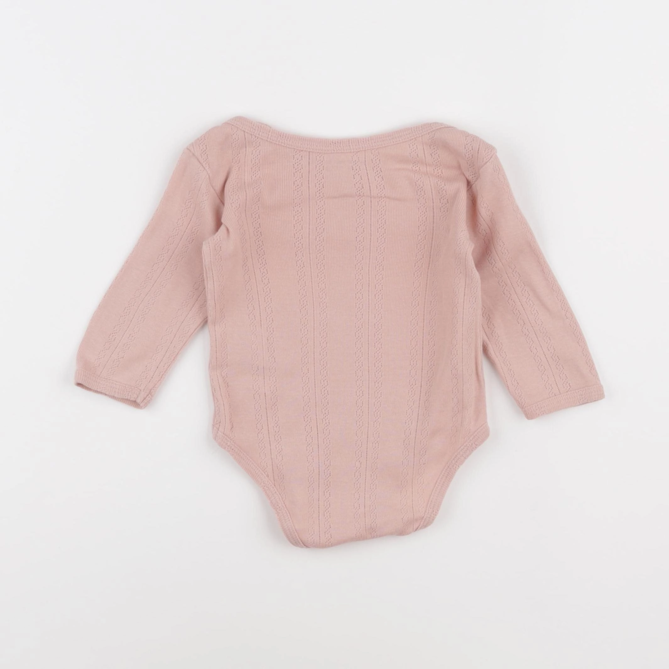 Vertbaudet - body rose - 9 mois